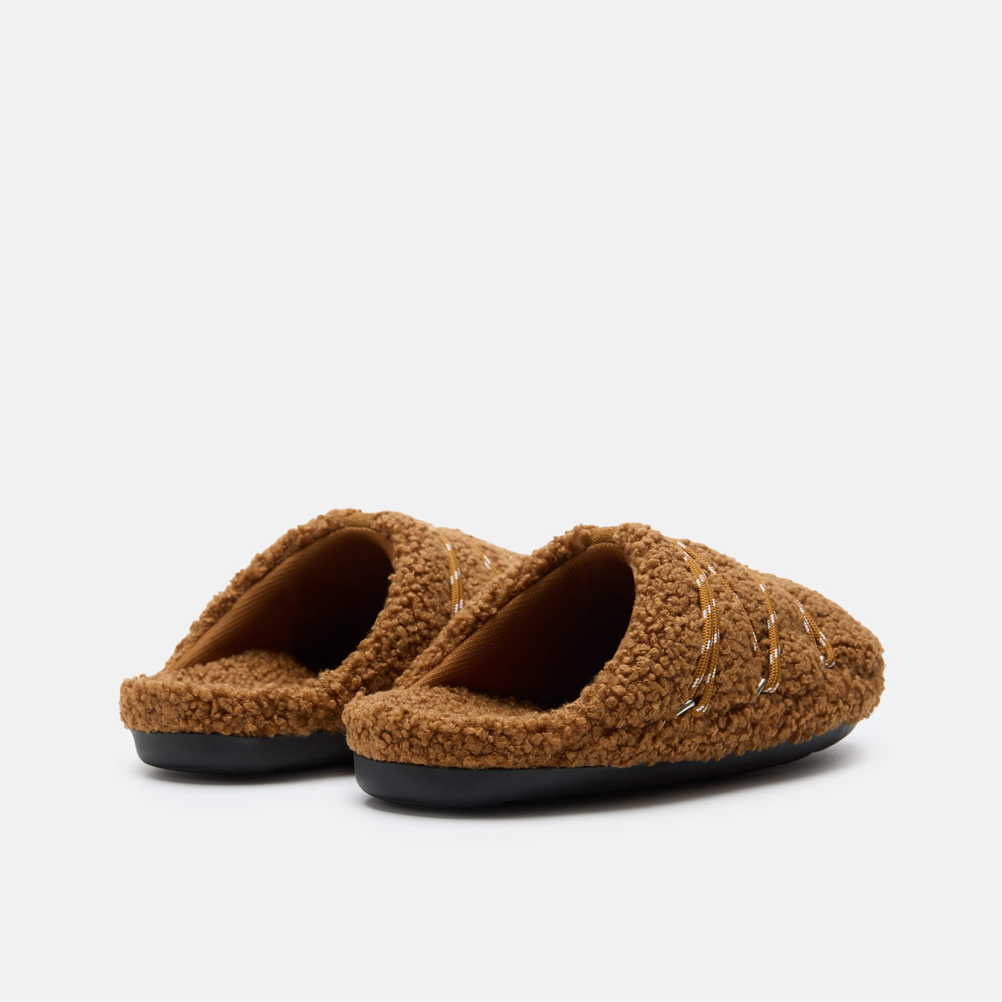 Unisex brązowe kapcie Moon Boot Teddy Slipper
