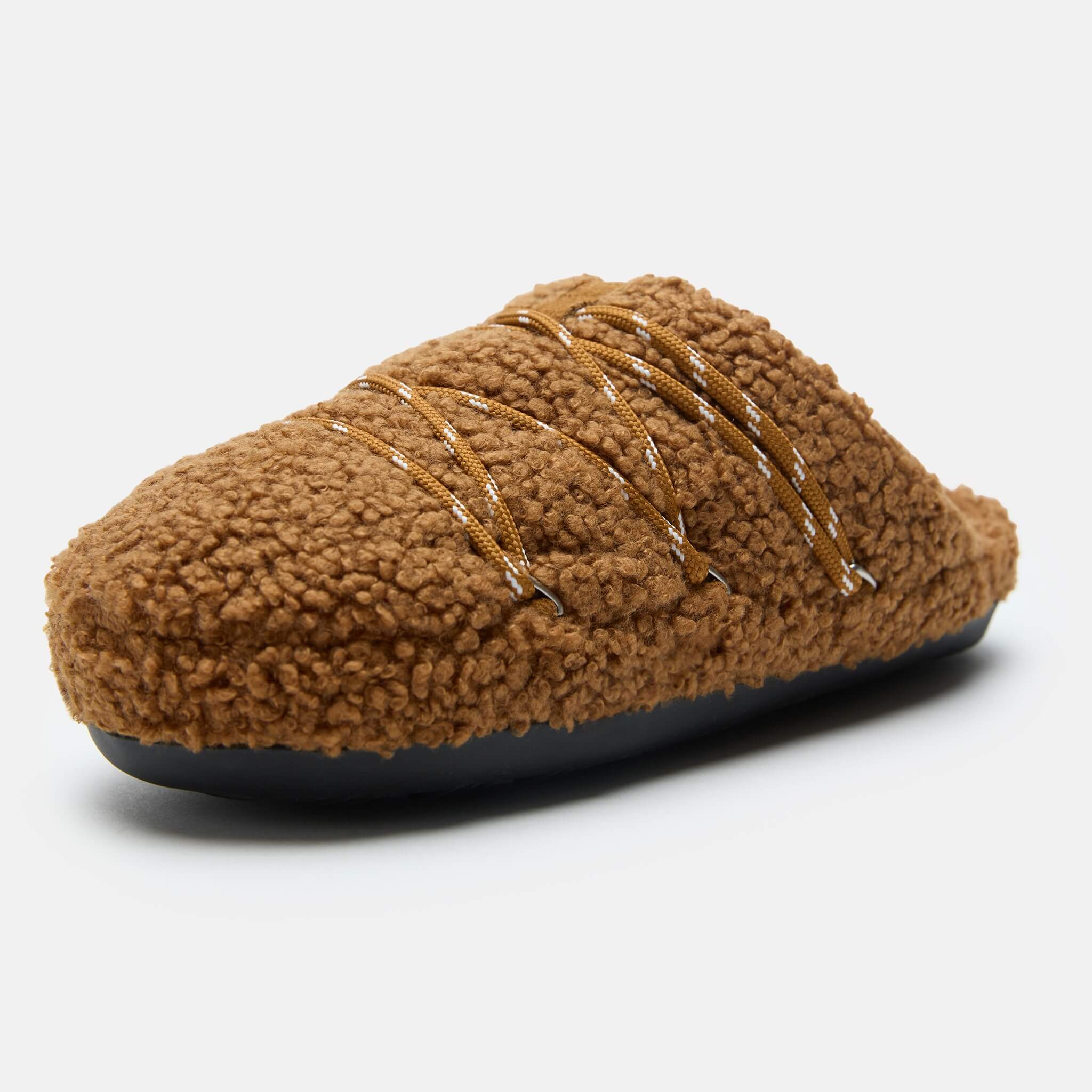 Unisex brązowe kapcie Moon Boot Teddy Slipper