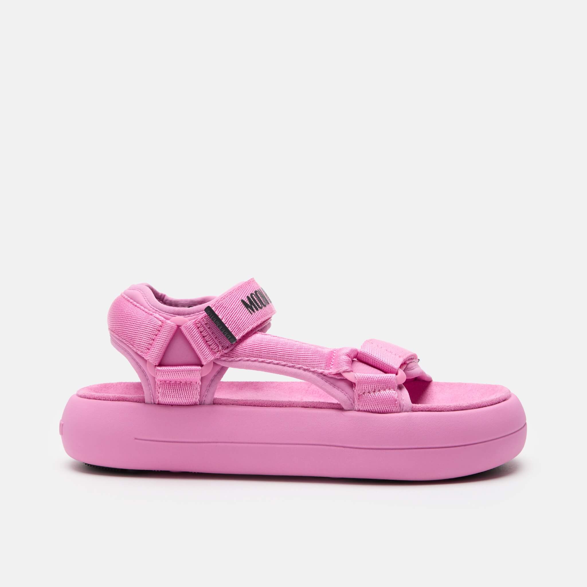Unisexowe różowe sandały Moon Boot Super Sandal