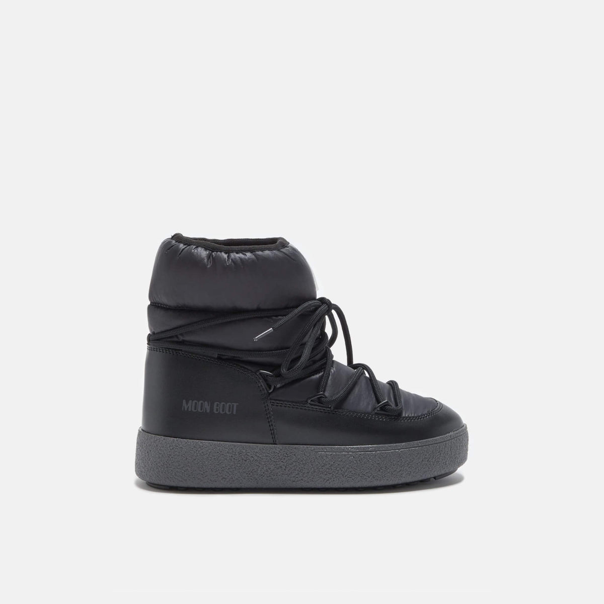 Damskie czarne śniegowce Moon Boot Ltrack Low Nylon WP