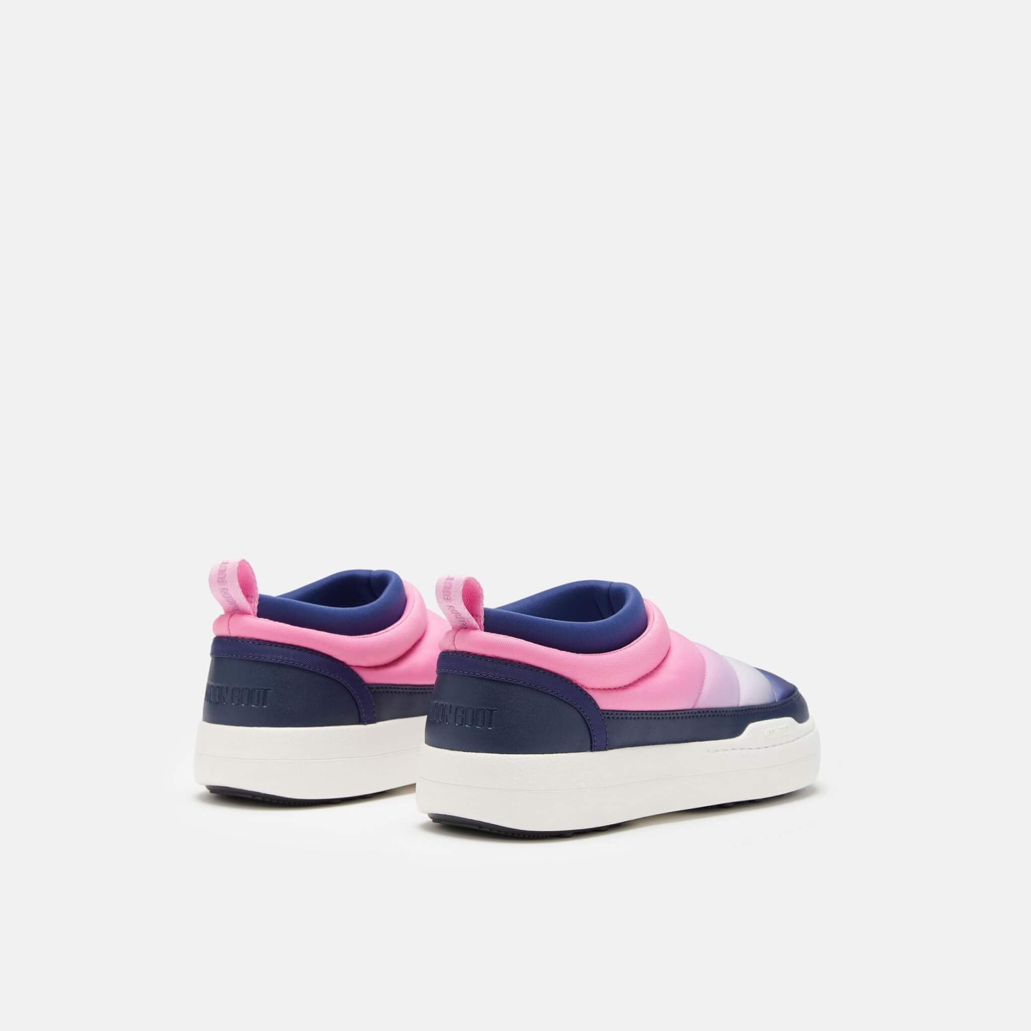 Męskie niebiesko-różowe slip-ony Moon Boot Park Soft Moonrise