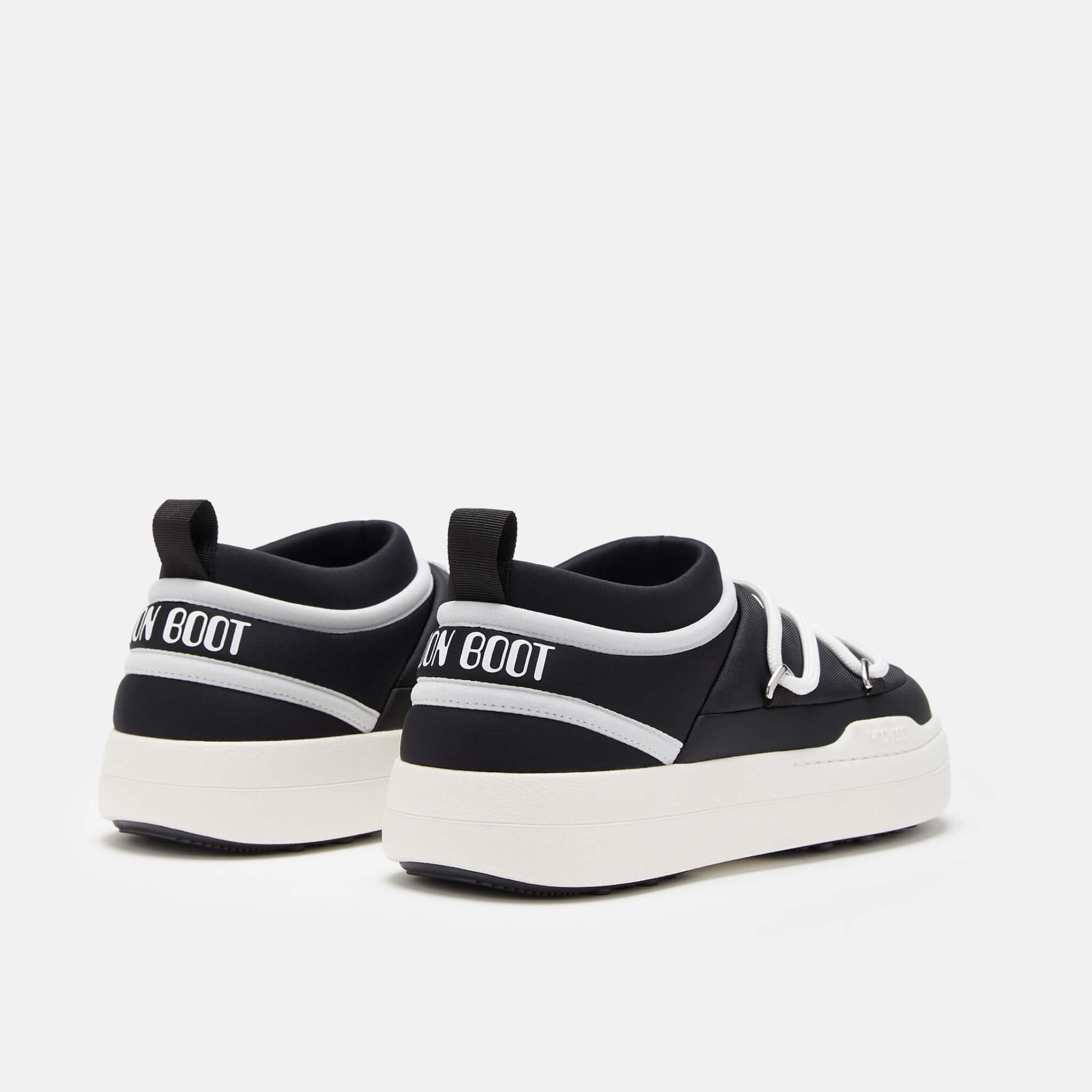 Damskie czarne kapcie Moon Boot Park Icon