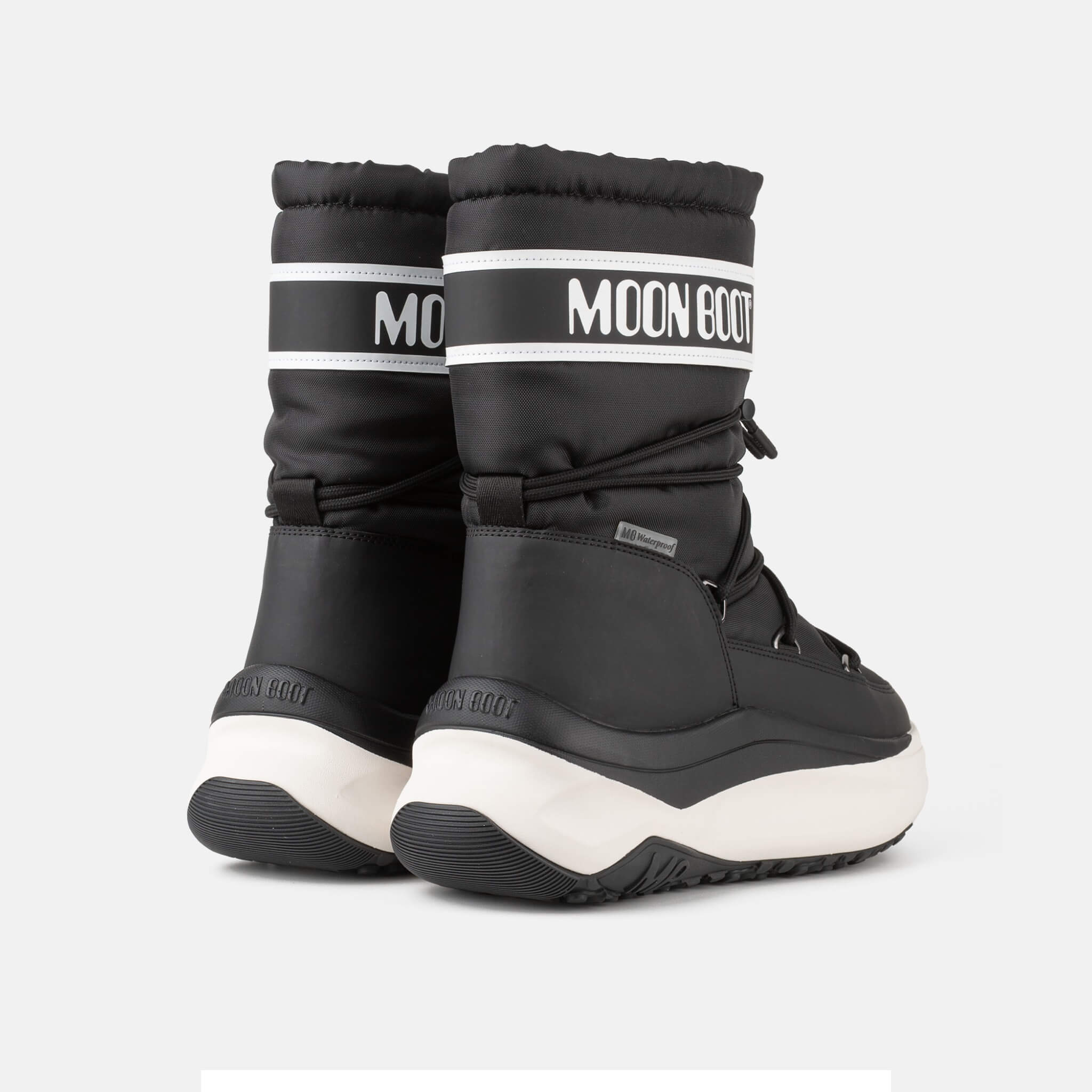 Męskie czarne śniegowce Moon Boot Moon247 Polar WP