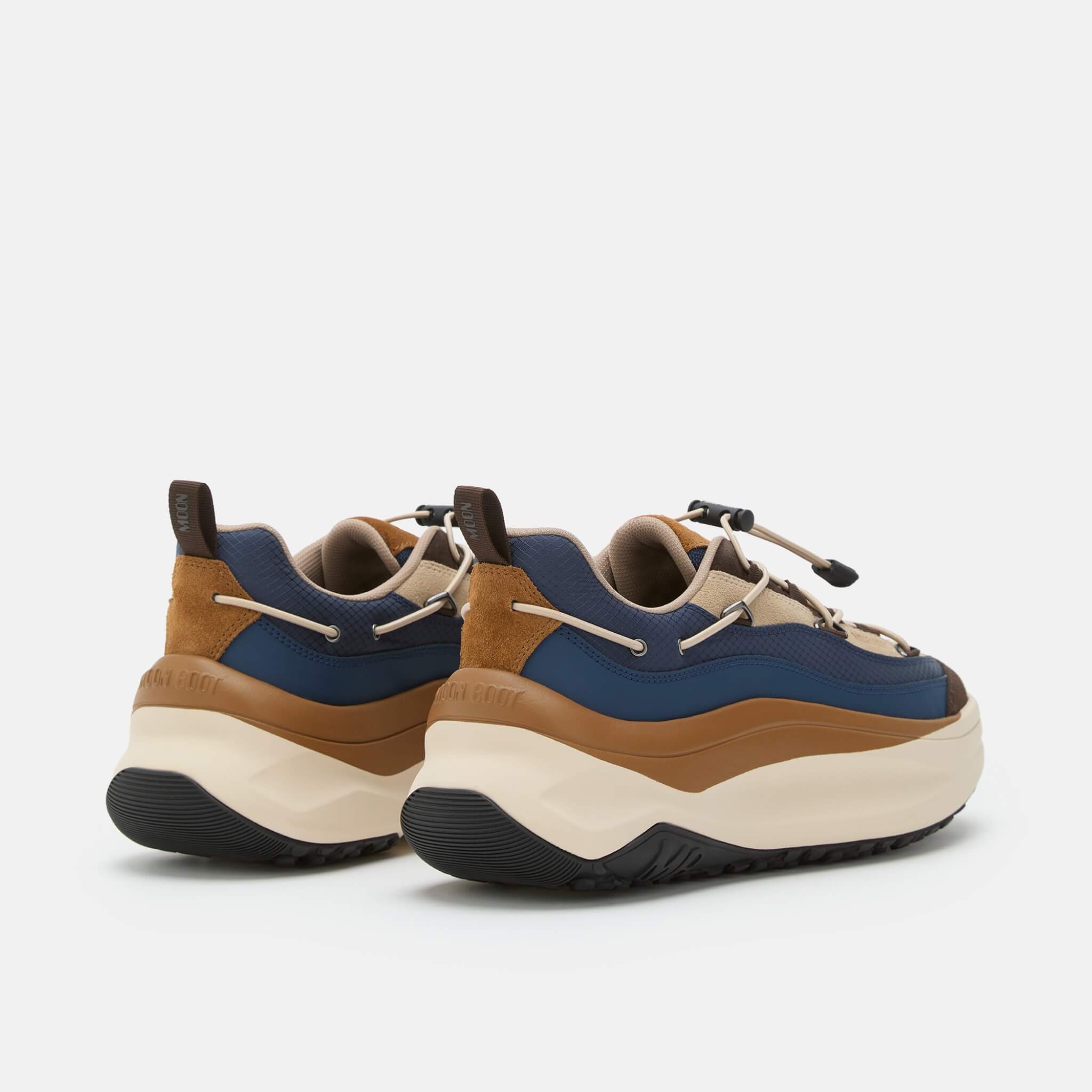 Moon Boot Moon247 Xlace Women's Blue and Brown Sneakers