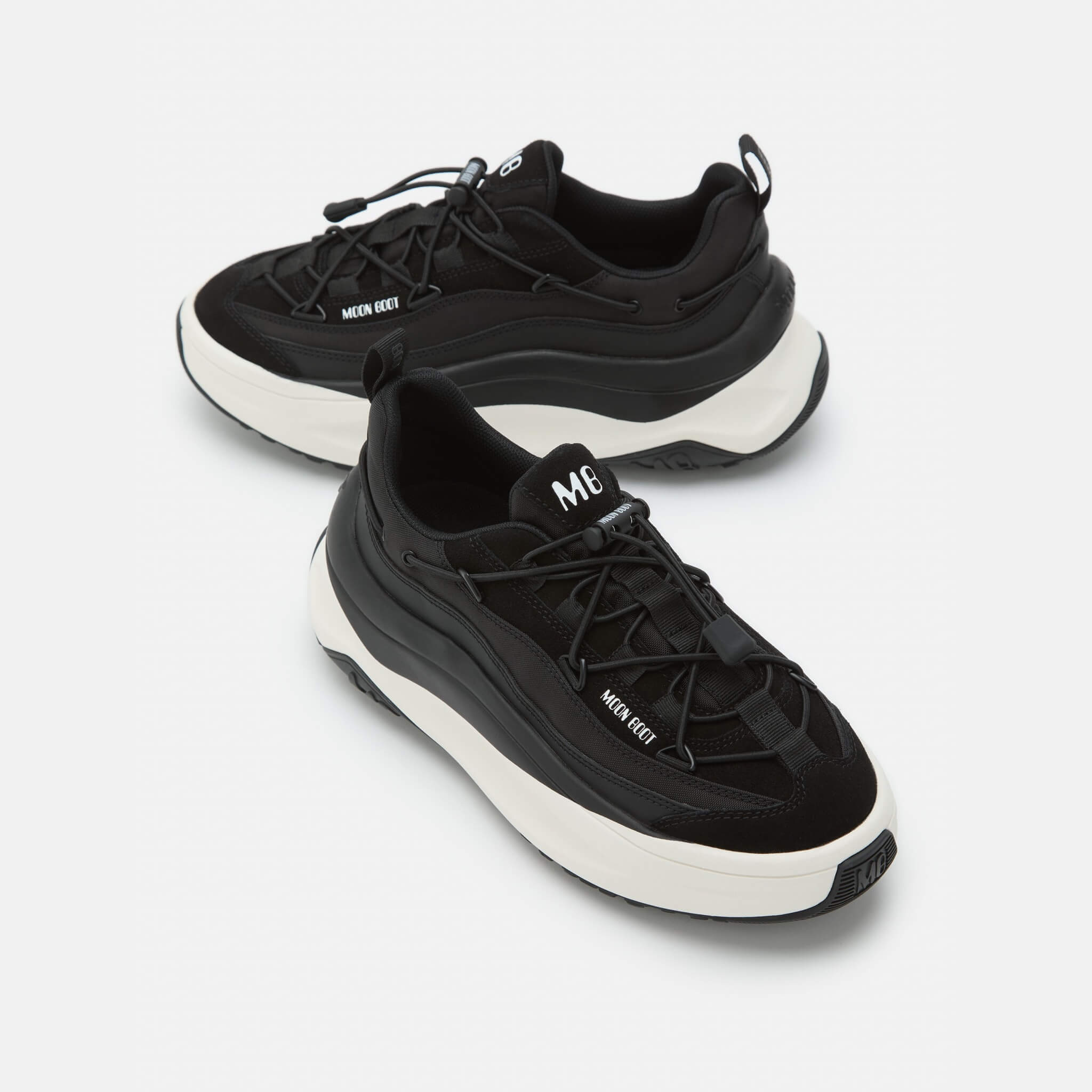 Women's Black Moon Boot Moon247 Xlace Sneakers