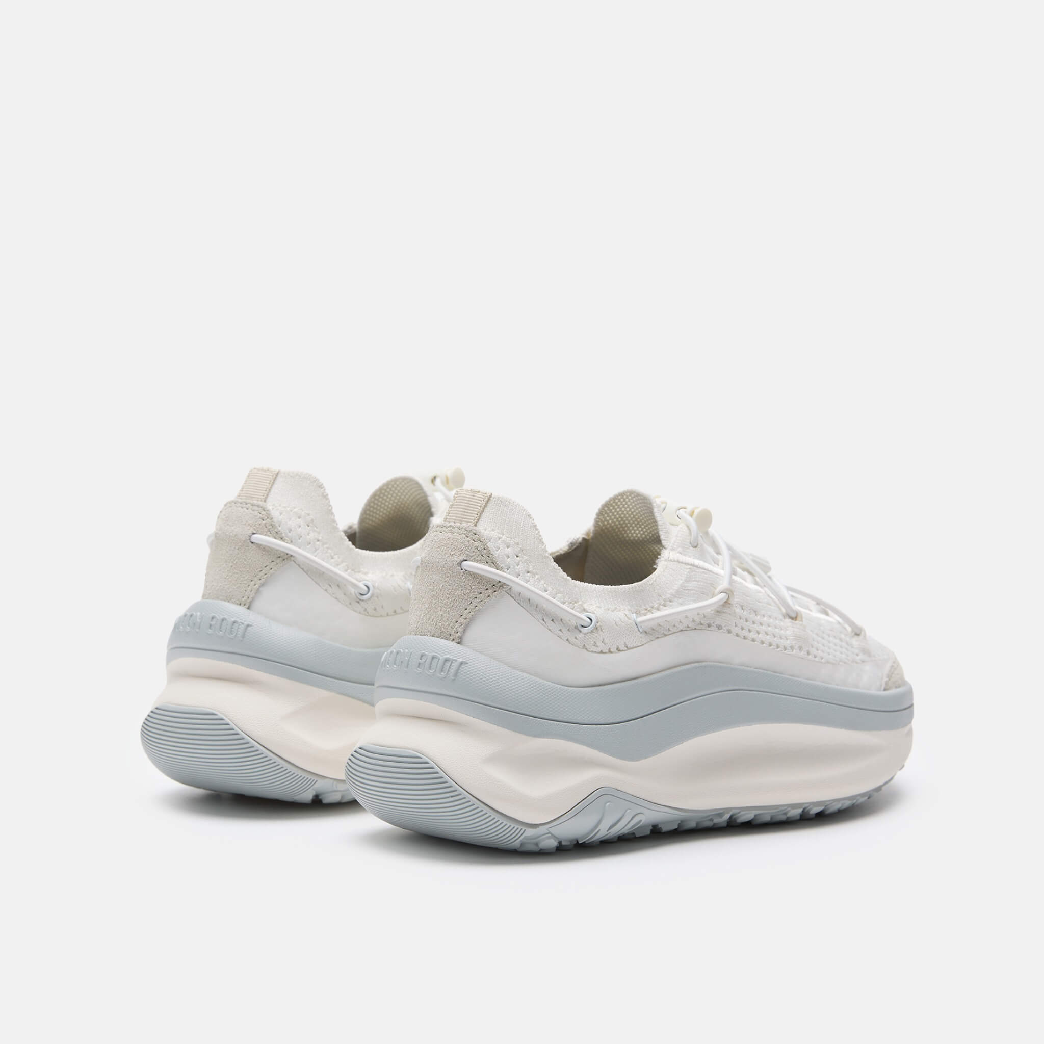 Unisexowe białe sneakersy Moon Boot Moon247 Xlace