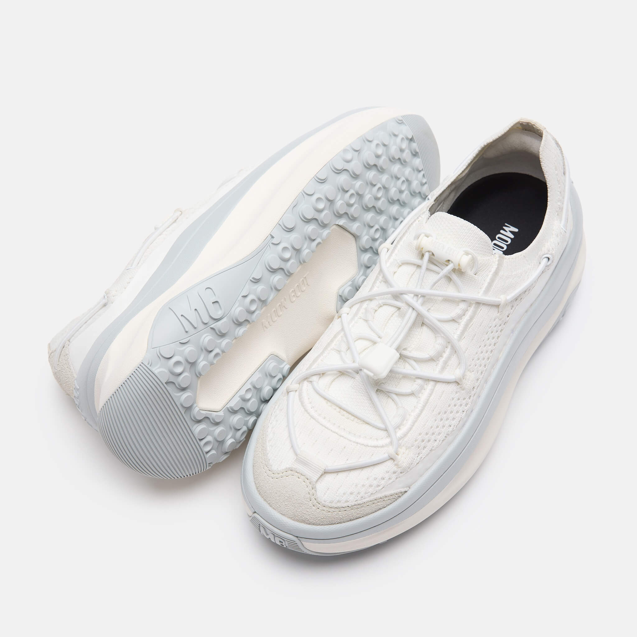 Unisexowe białe sneakersy Moon Boot Moon247 Xlace