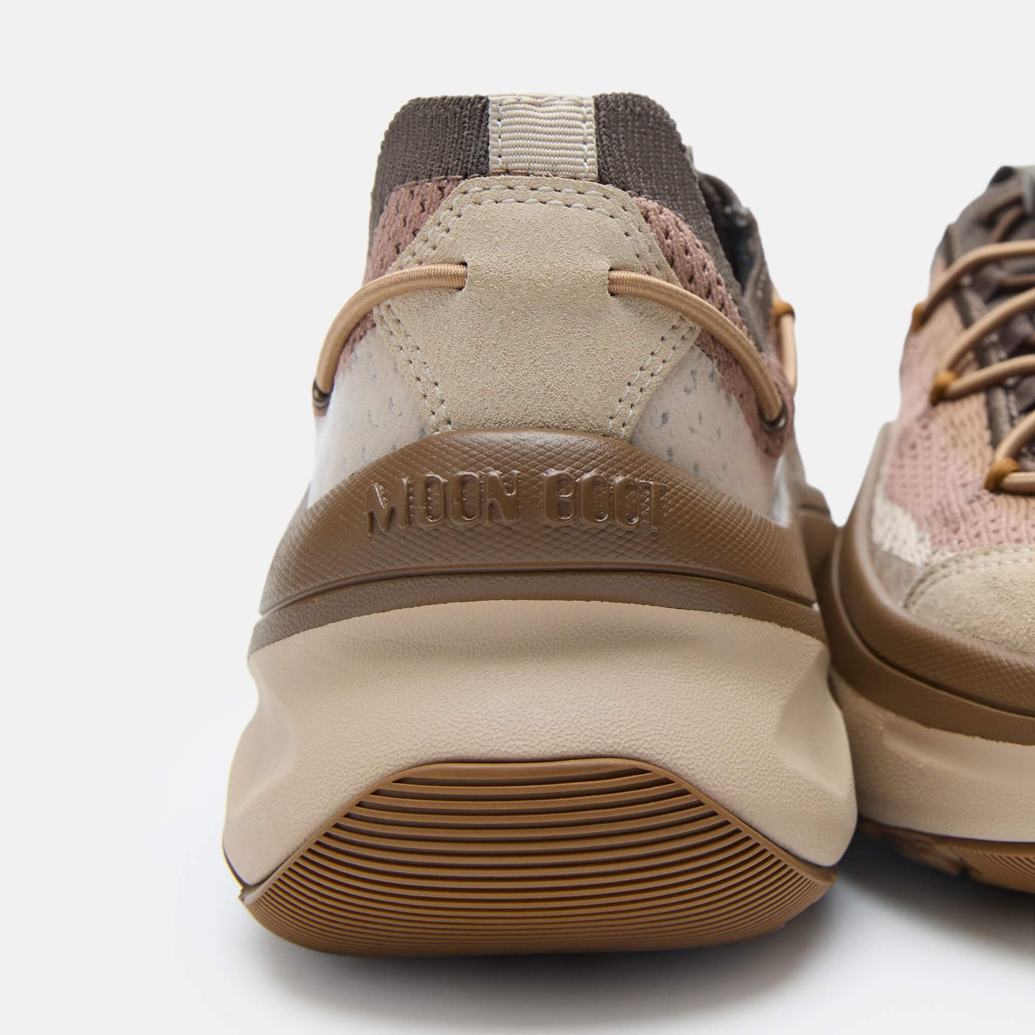 Unisexowe beżowe sneakersy Moon Boot Moon247 Xlace
