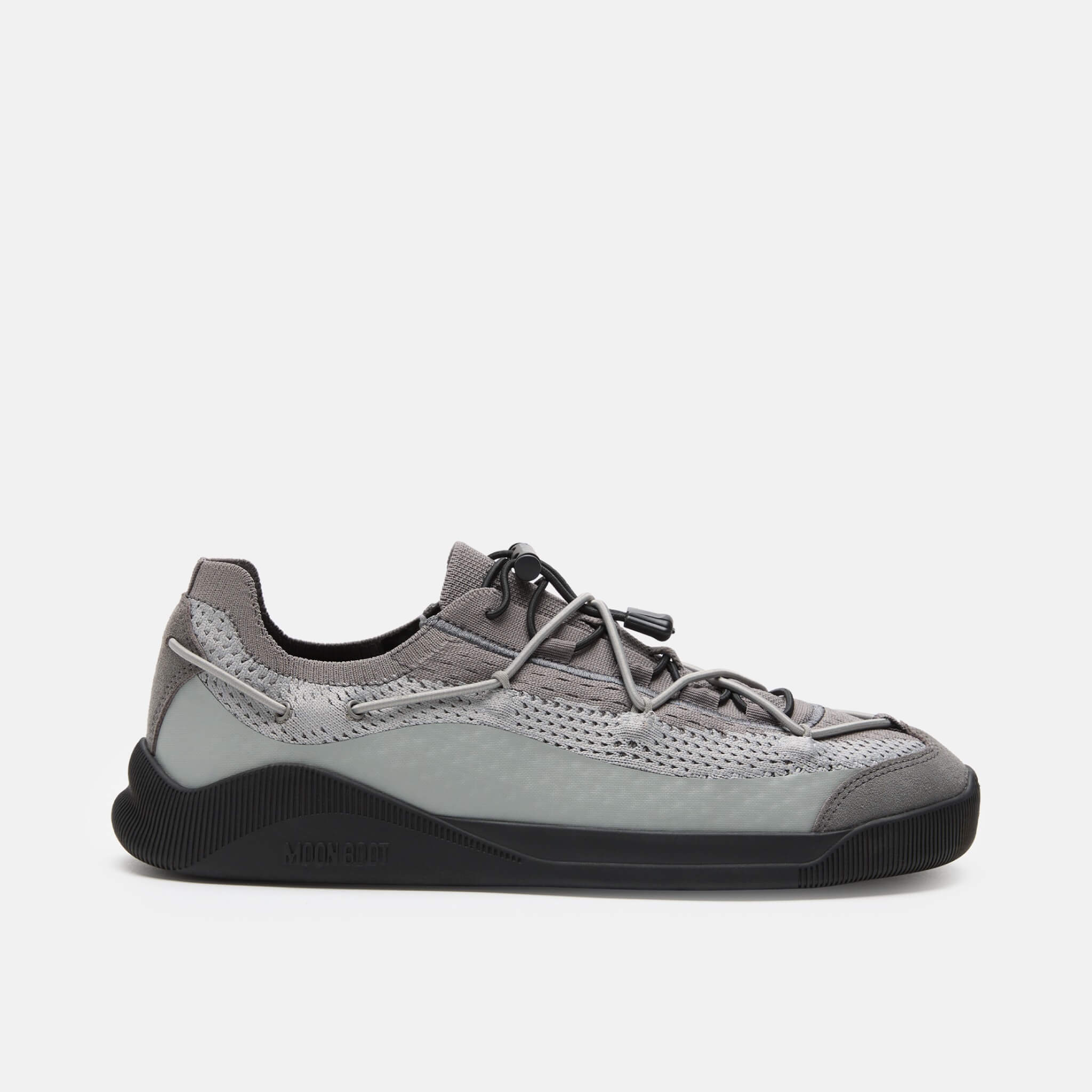 Unisex szaro-czarne sneakersy Moon Boot Moonlight