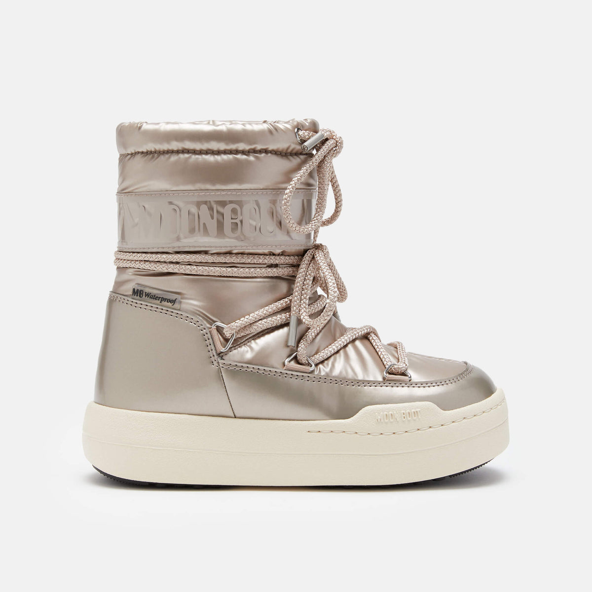 Dziecięce żółte śniegowce Moon Boot JR Park Boot