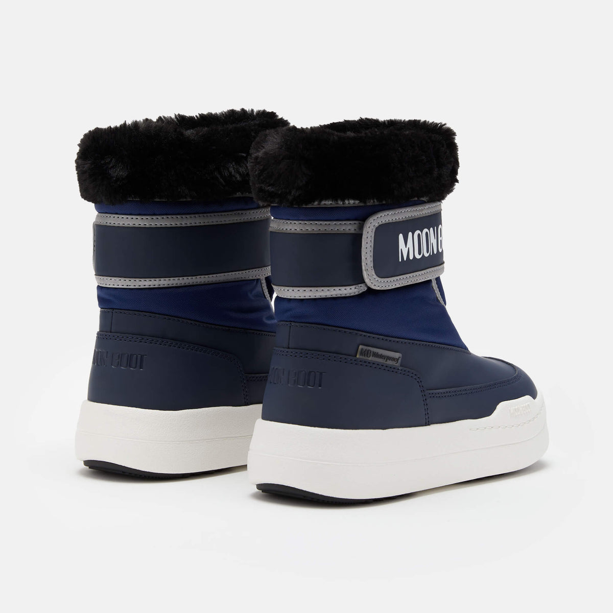 Dziecięce niebieskie śniegowce Moon Boot JR Park Strap