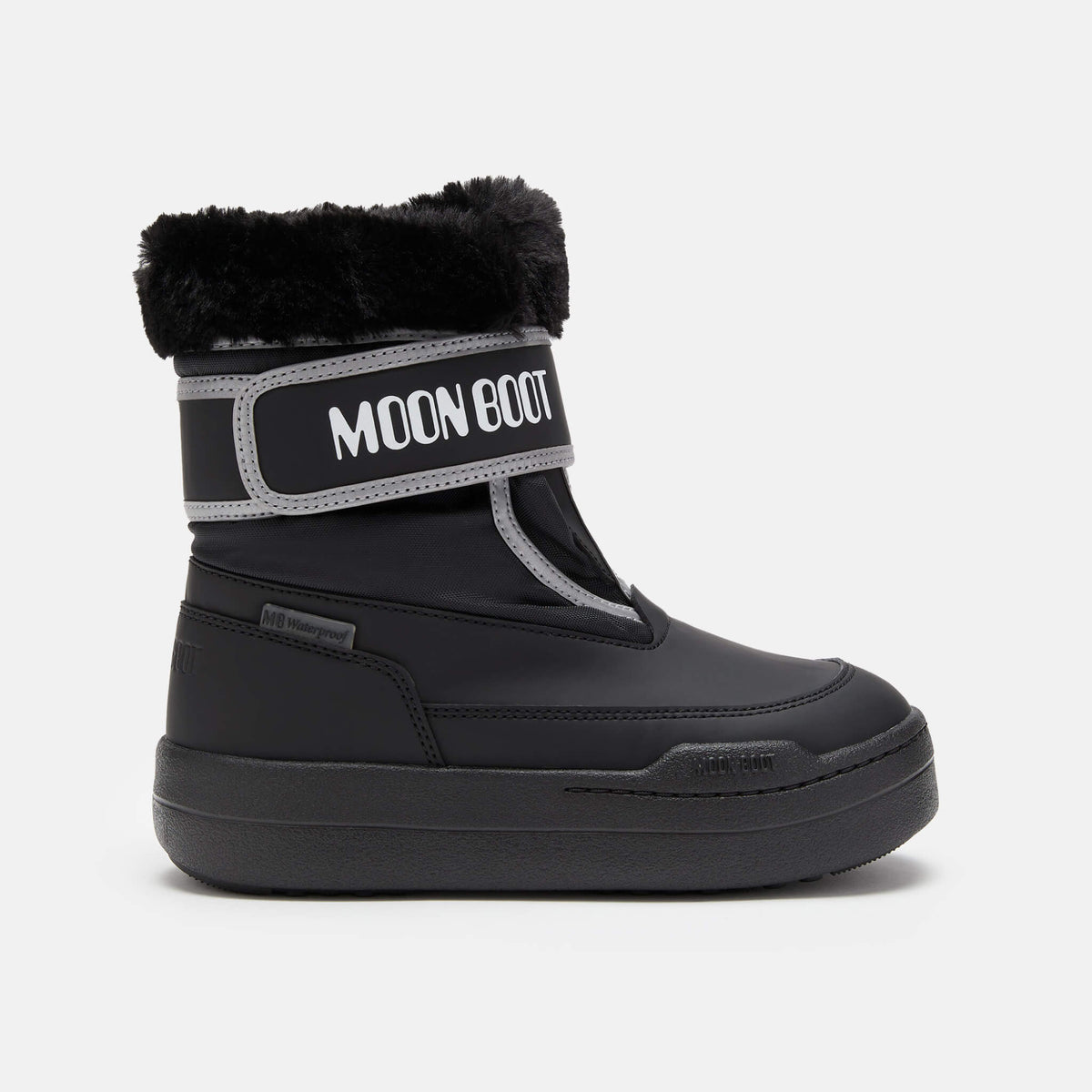 Dziecięce czarne śniegowce Moon Boot JR Park Strap