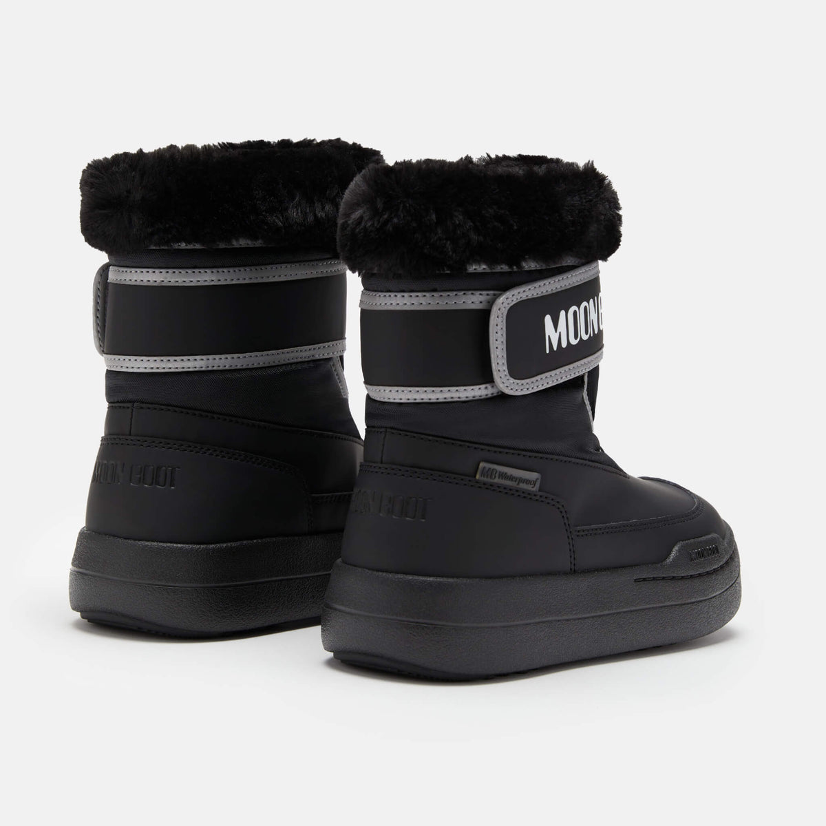 Dziecięce czarne śniegowce Moon Boot JR Park Strap