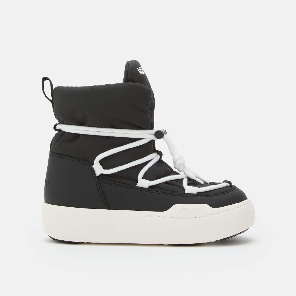 Dziecięce czarne śniegowce Moon Boot JR Park Lace Mid