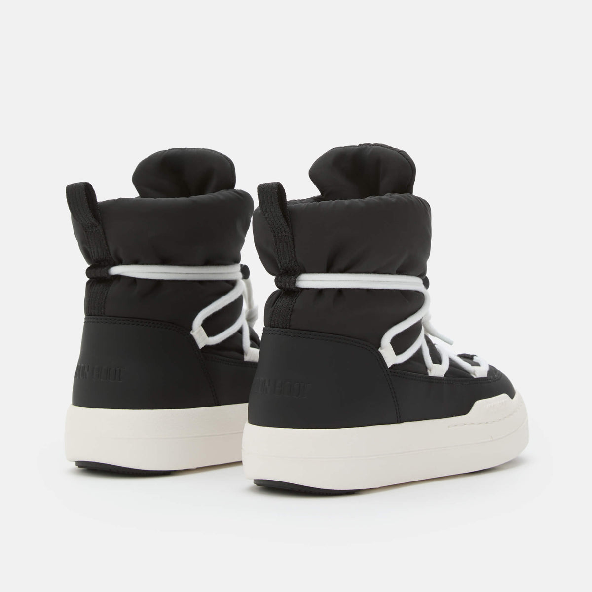 Dziecięce czarne śniegowce Moon Boot JR Park Lace Mid