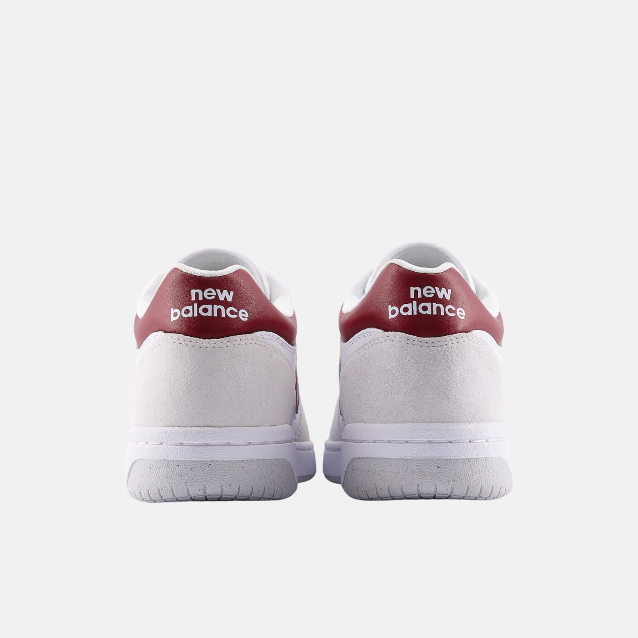 Unisex biało-czerwone sneakersy New Balance BB480L