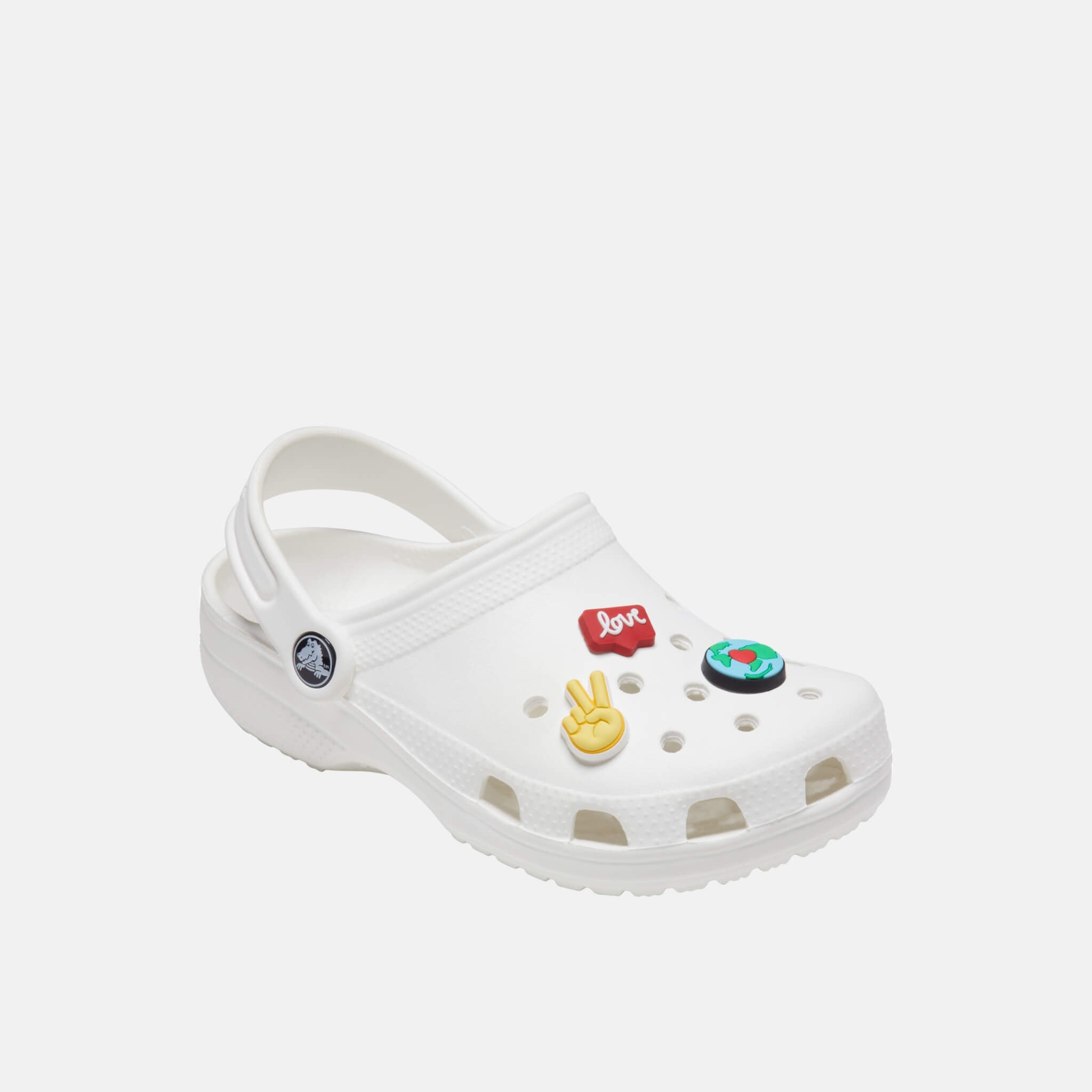 Odznáčky Jibbitz – Peace and Love 3-Pack