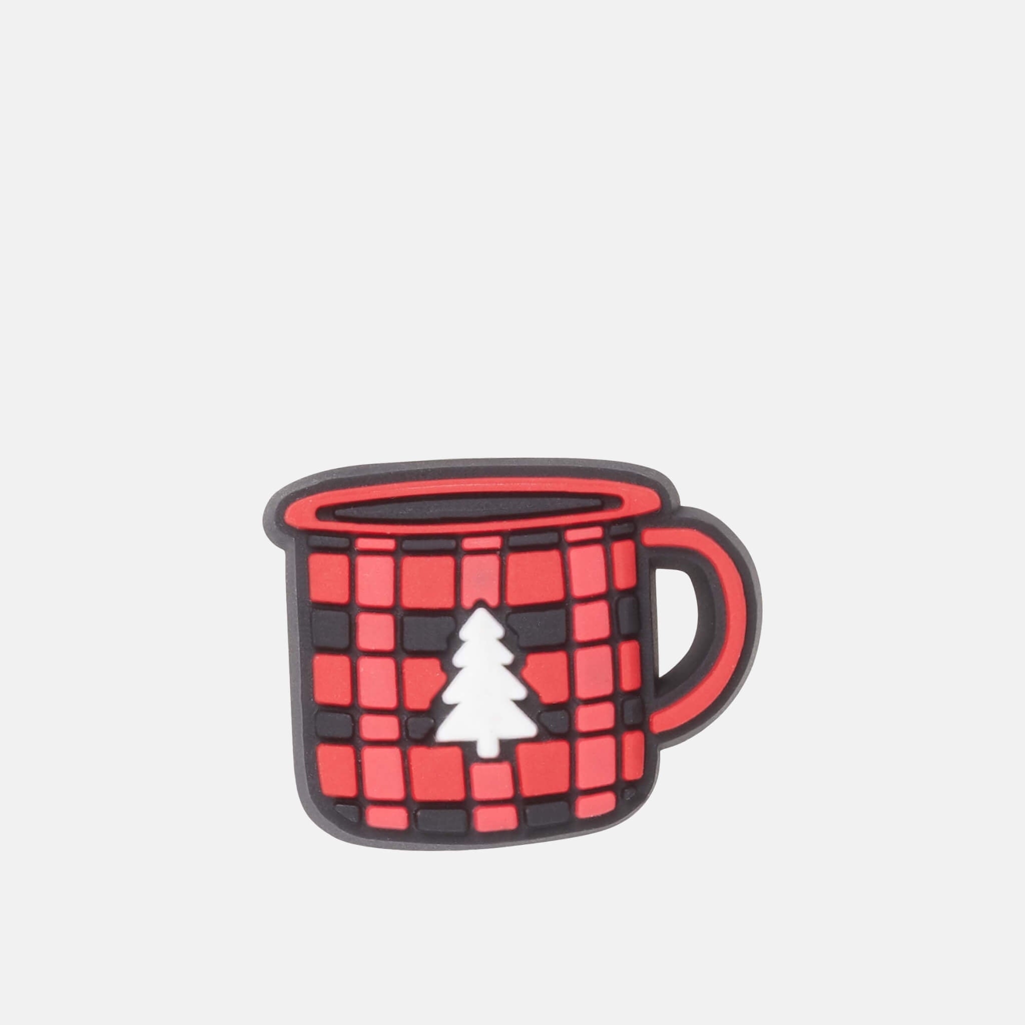 Jibbitz Pin – Plaid Mug