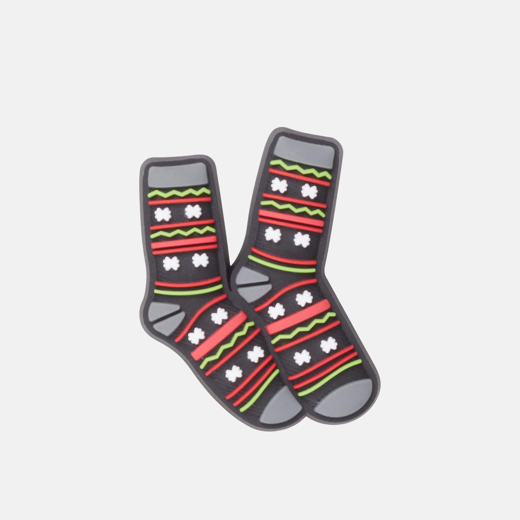 Jibbitz – Holiday Socks pin