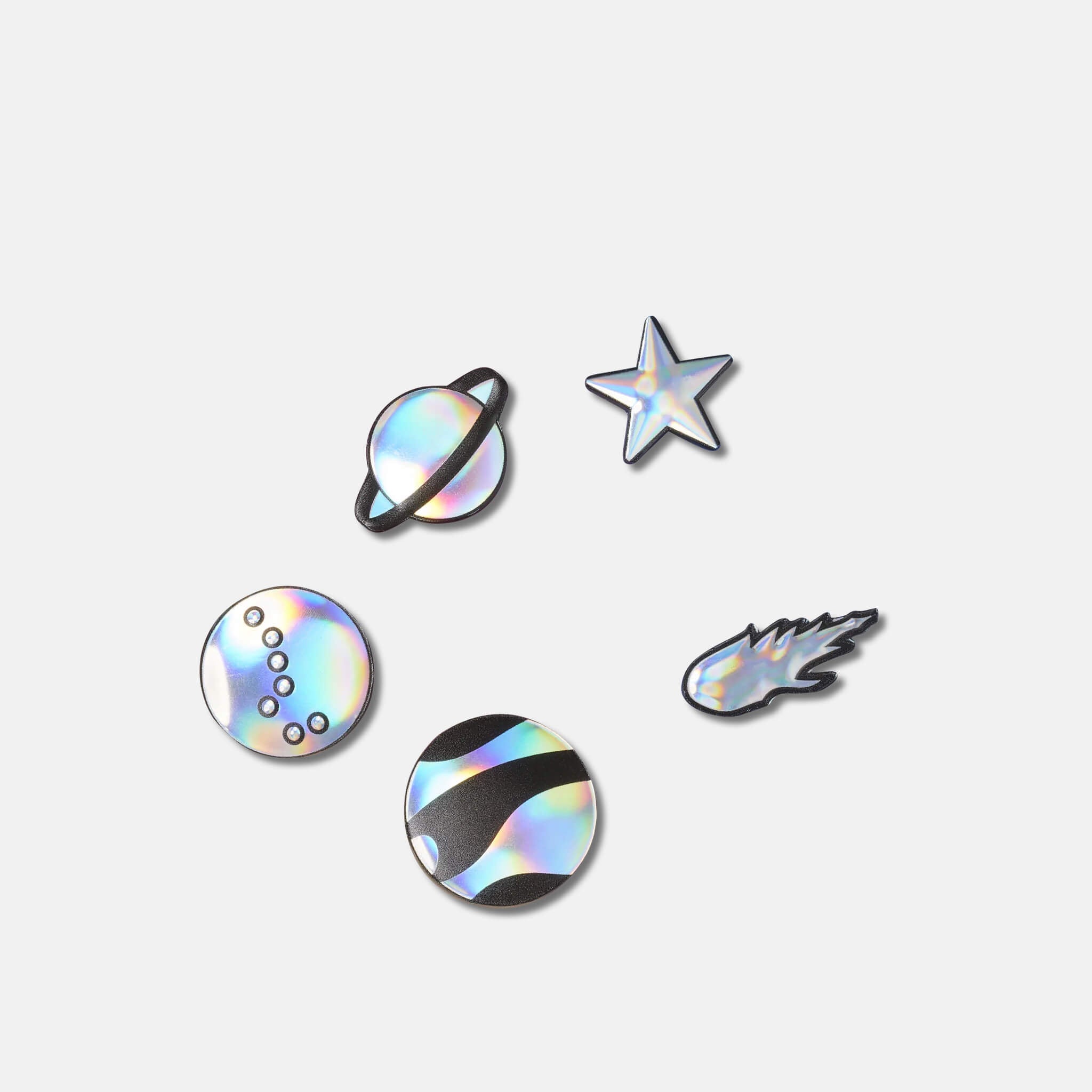 Jibbitz – Iridescent Out Of This World 5-Pack Pin