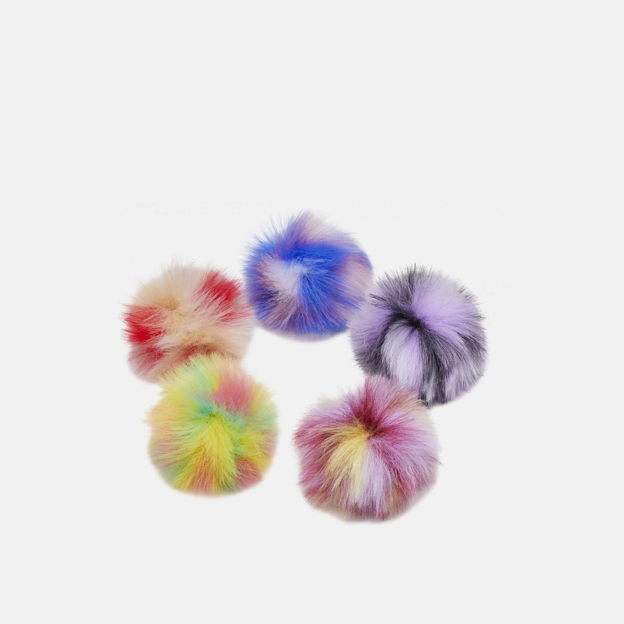 Jibbitz – Dyed Puff 5-Pack Pin