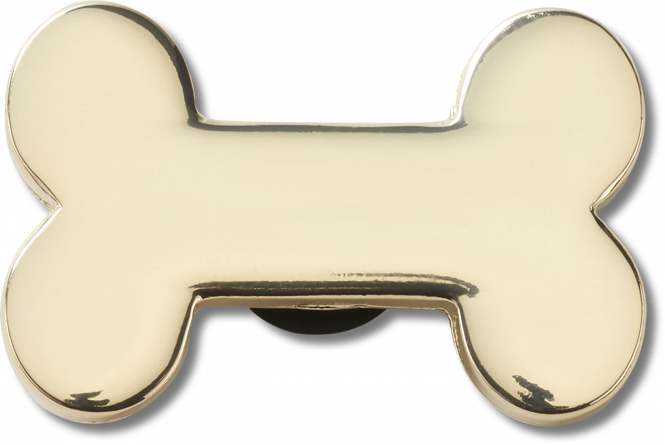 Jibbitz – Gold Dog Bone pin