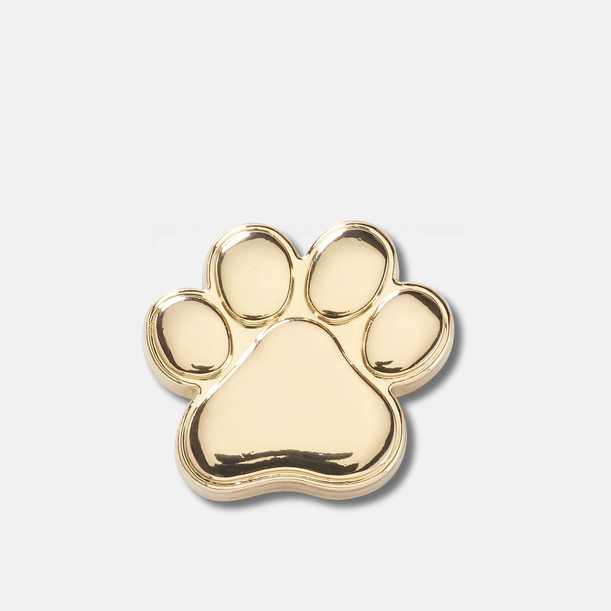 Jibbitz – Gold Dog Paw Pin