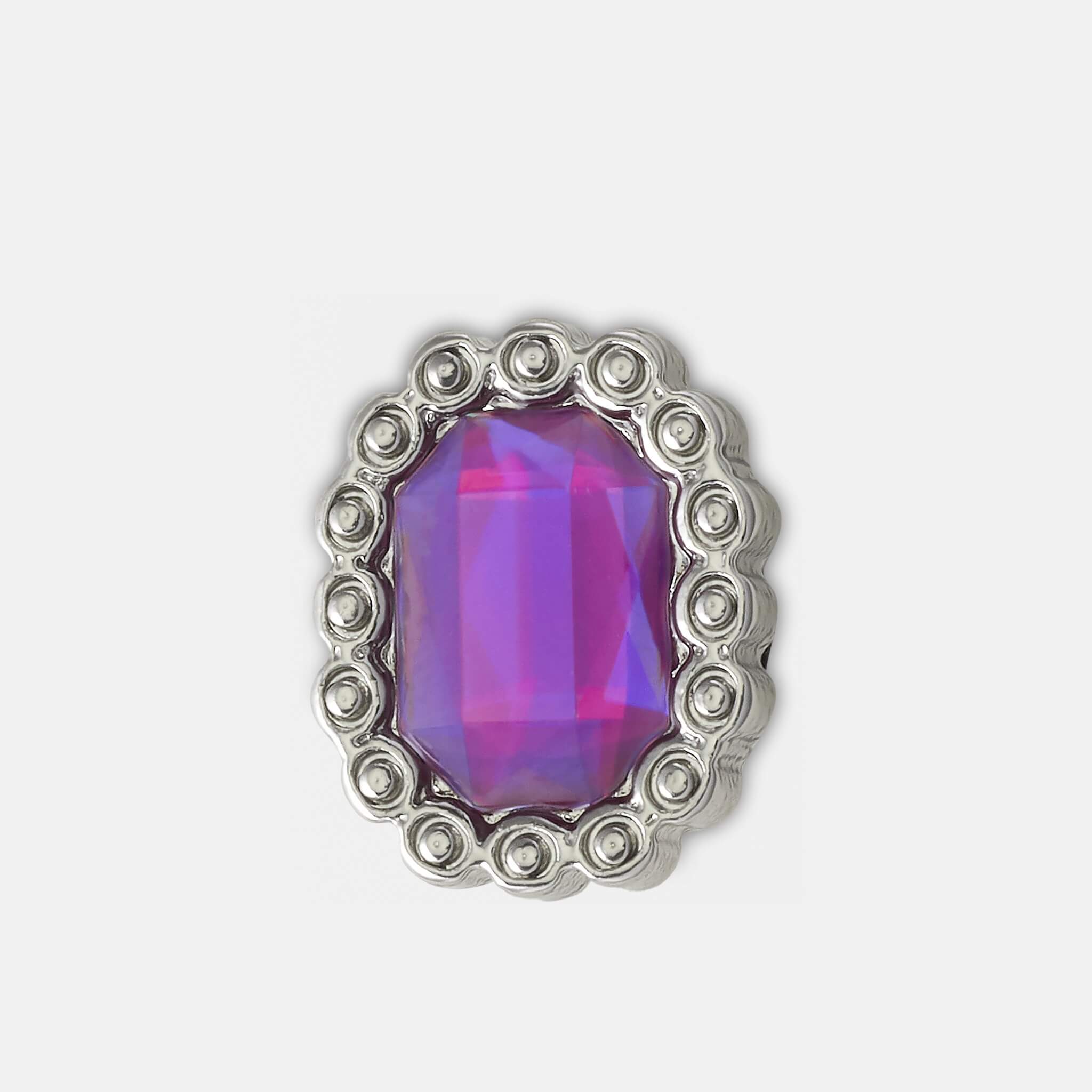 Jibbitz – Gorgeous Purple Gem Pin