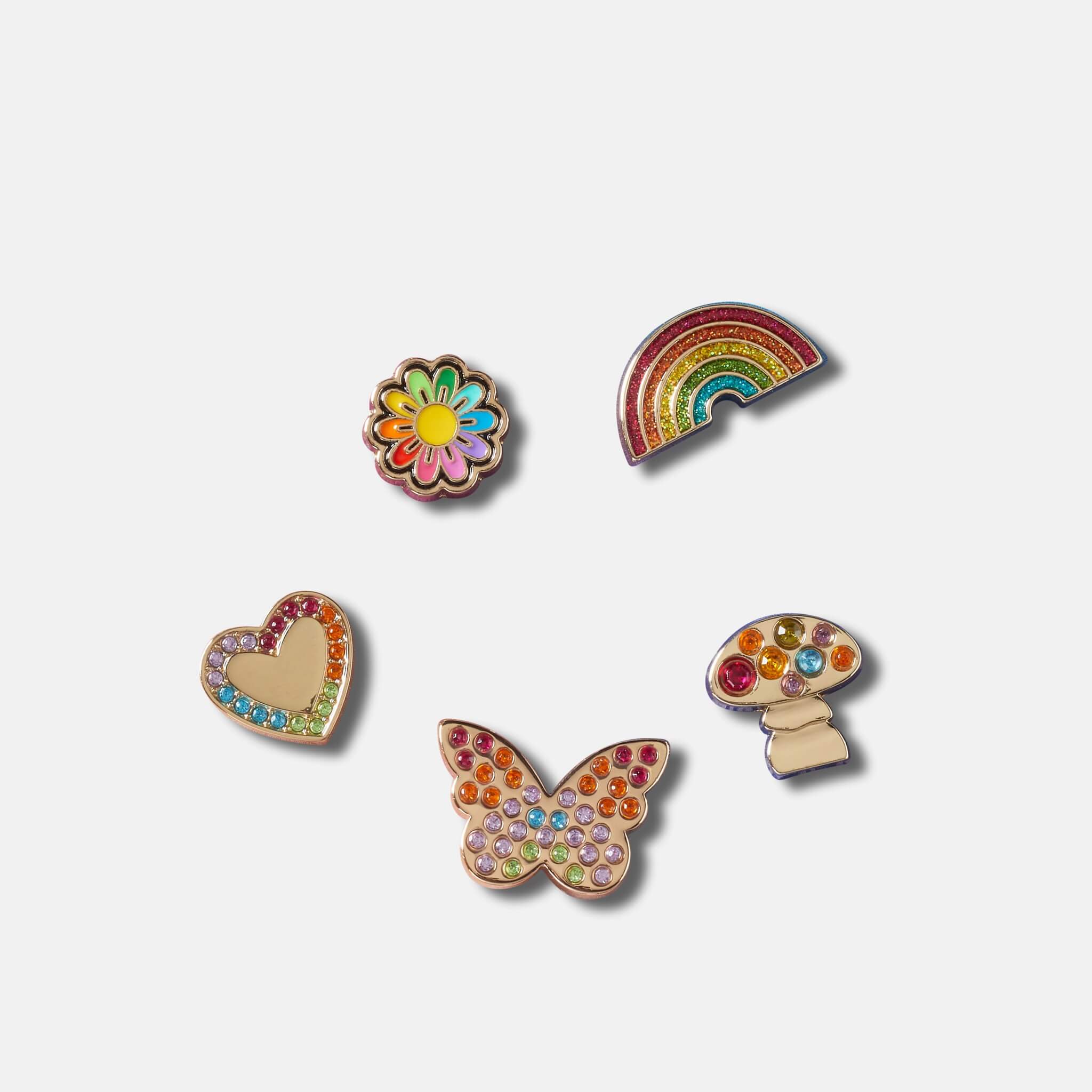 Jibbitz - Rainbow Elevated Festival 5 pcs pin