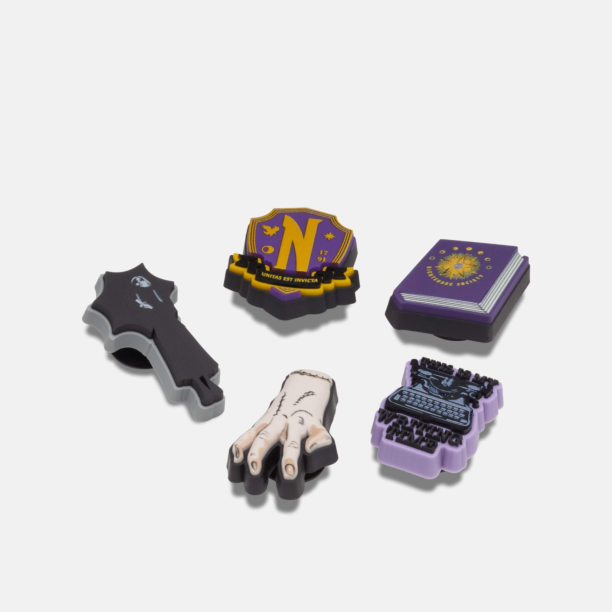 Jibbitz Pin - Addams Family 5 ks