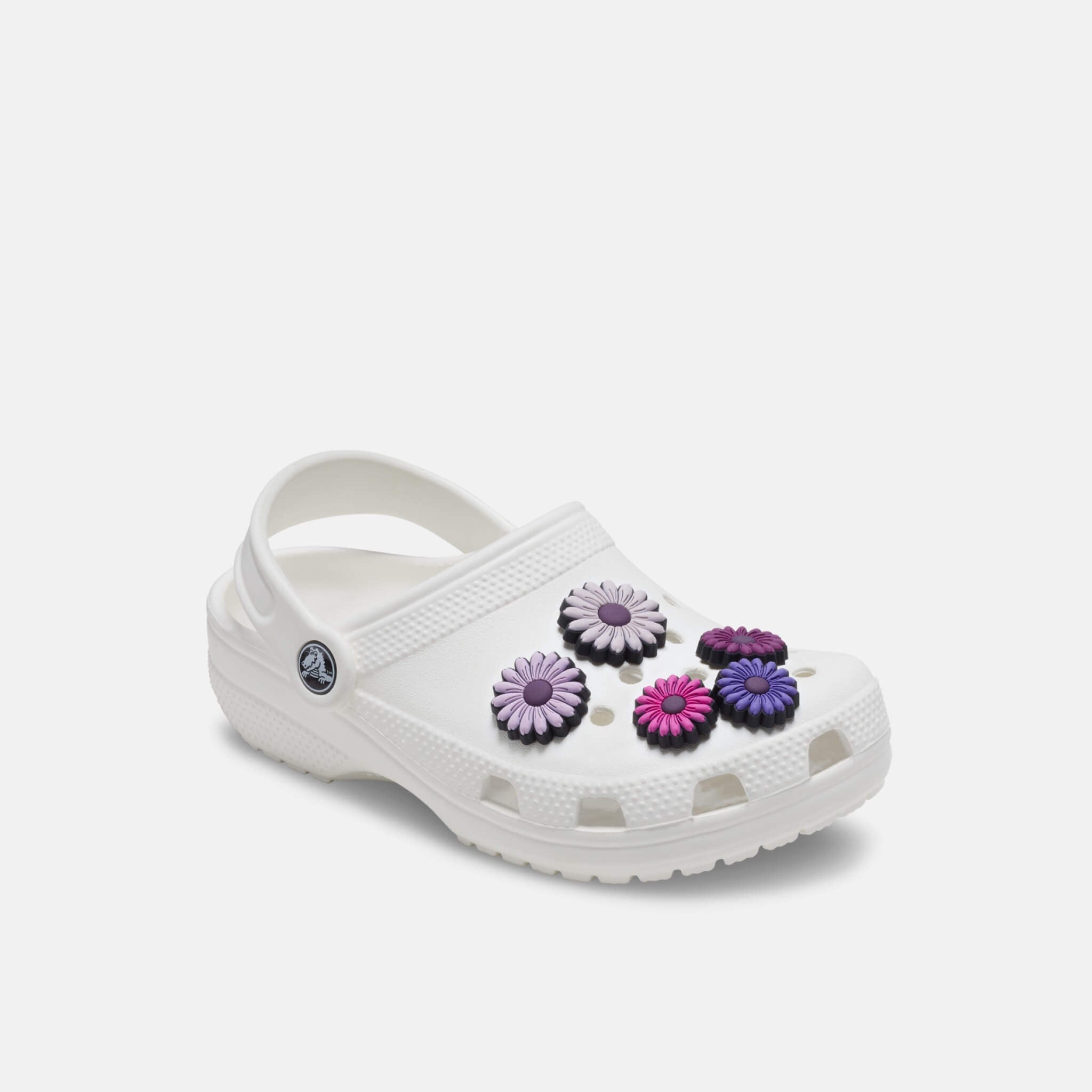 Jibbitz Pin – Mixed Purple Florals 5 pcs