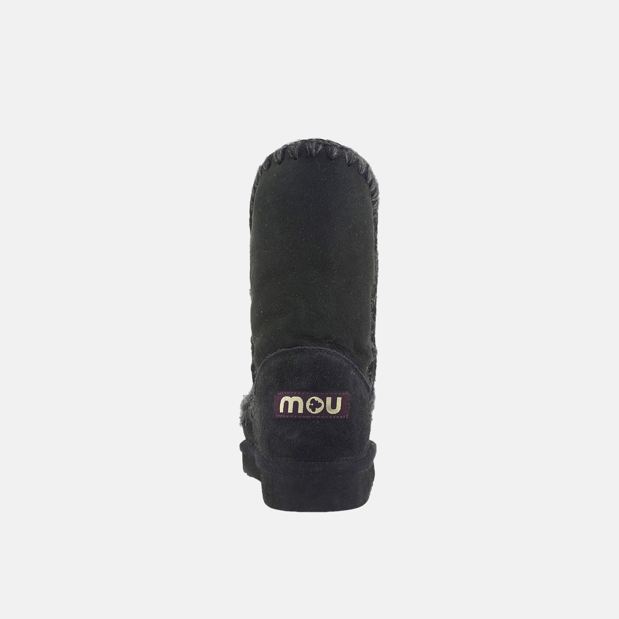 Damskie czarne śniegowce Mou Eskimo