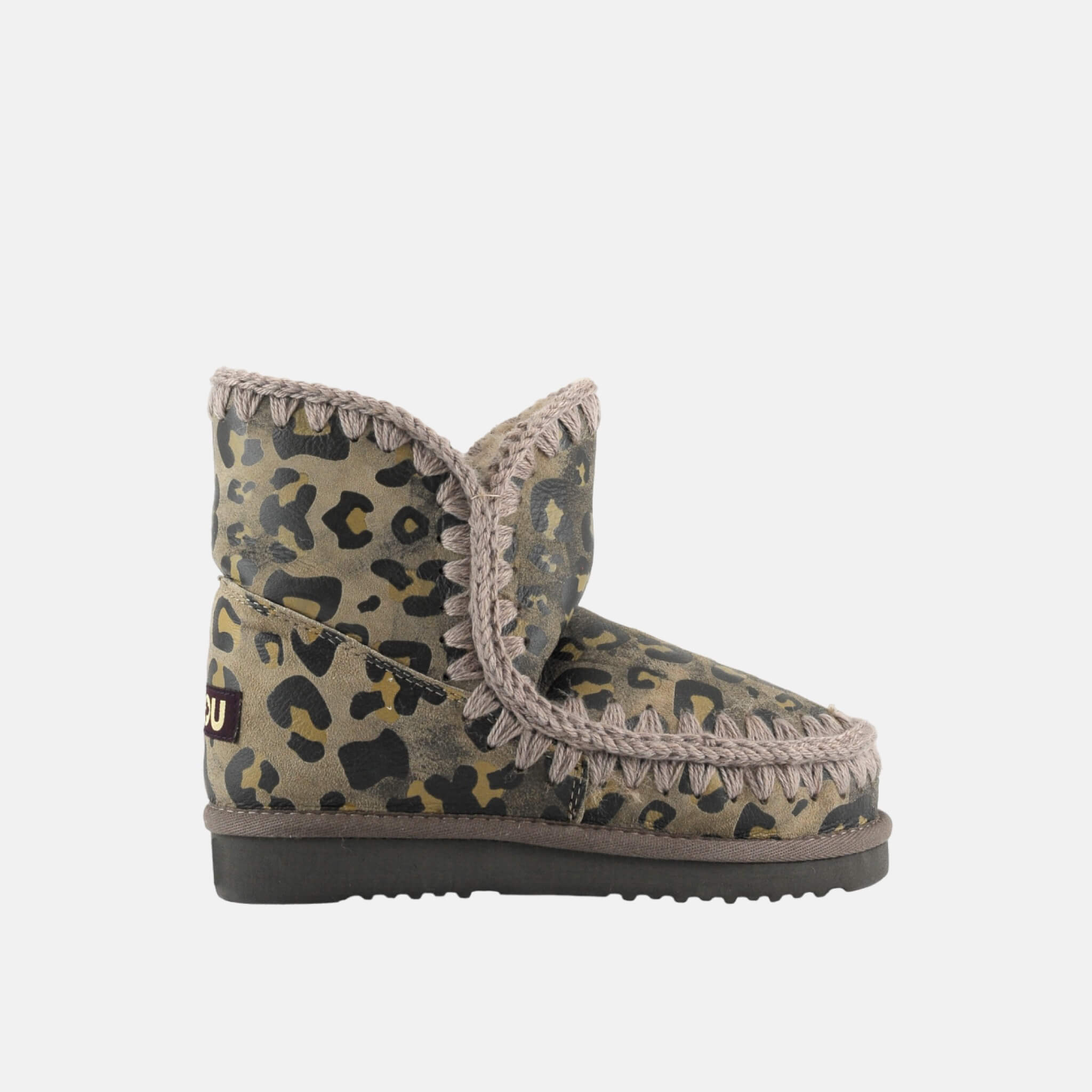 Damskie śniegowce z lampartowym wzorem Mou Eskimo
