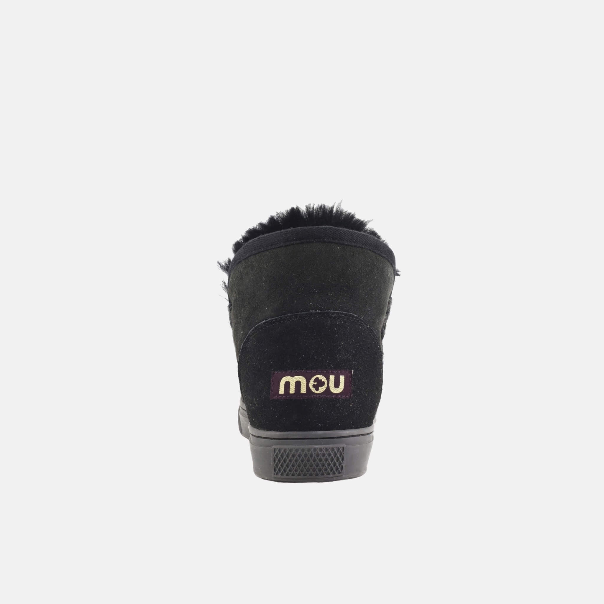 Czarne damskie śniegowce Mou Eskimo Sneaker