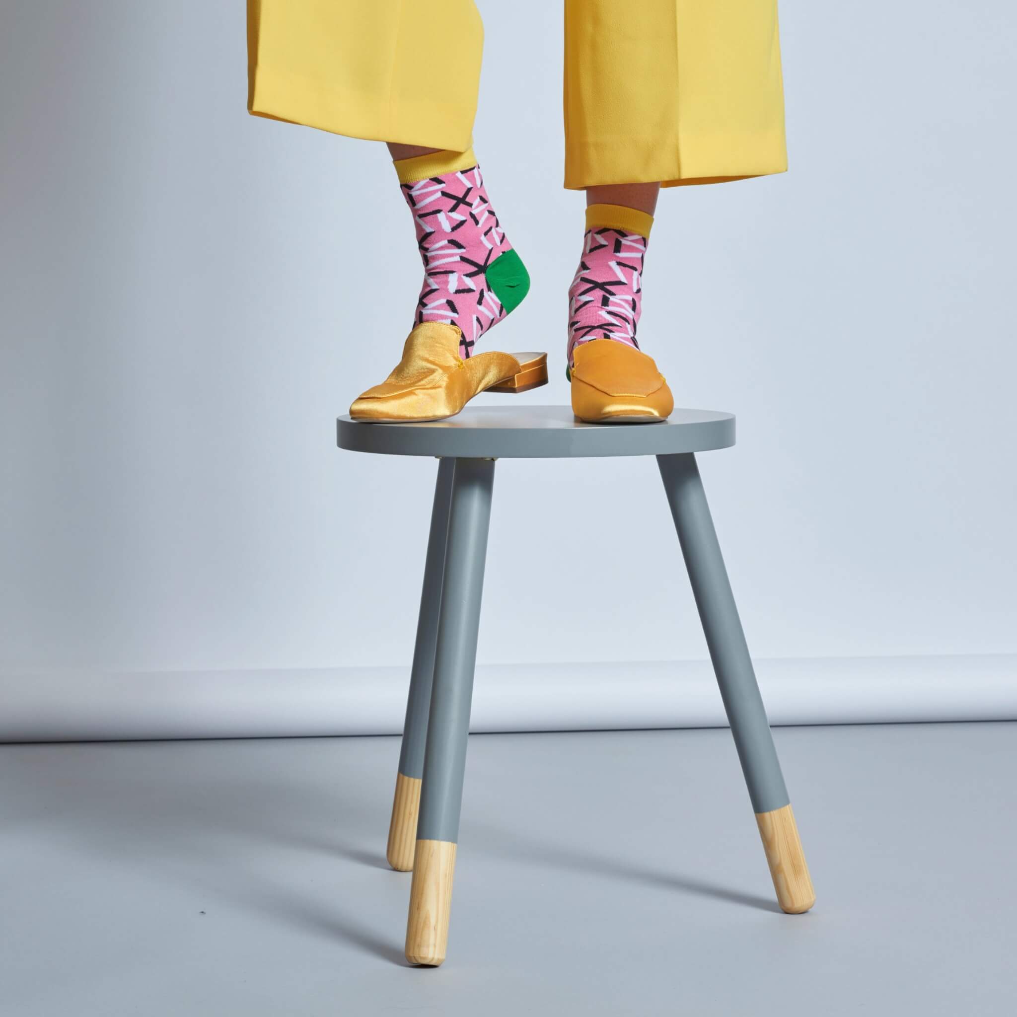 Damskie różowe skarpetki Hysteria by Happy Socks Adela