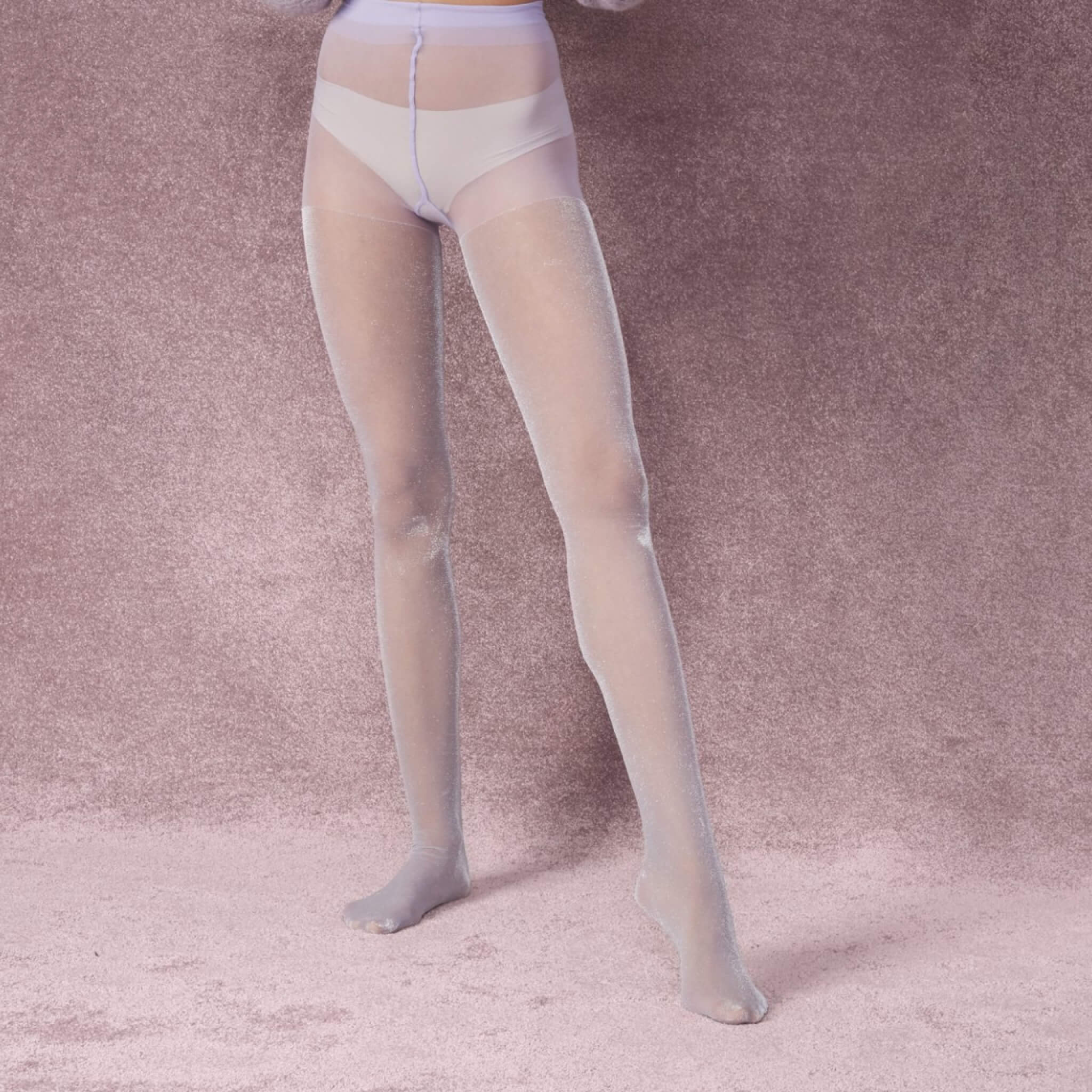 Women's Purple Hysteria Stockings by Happy Socks Cori