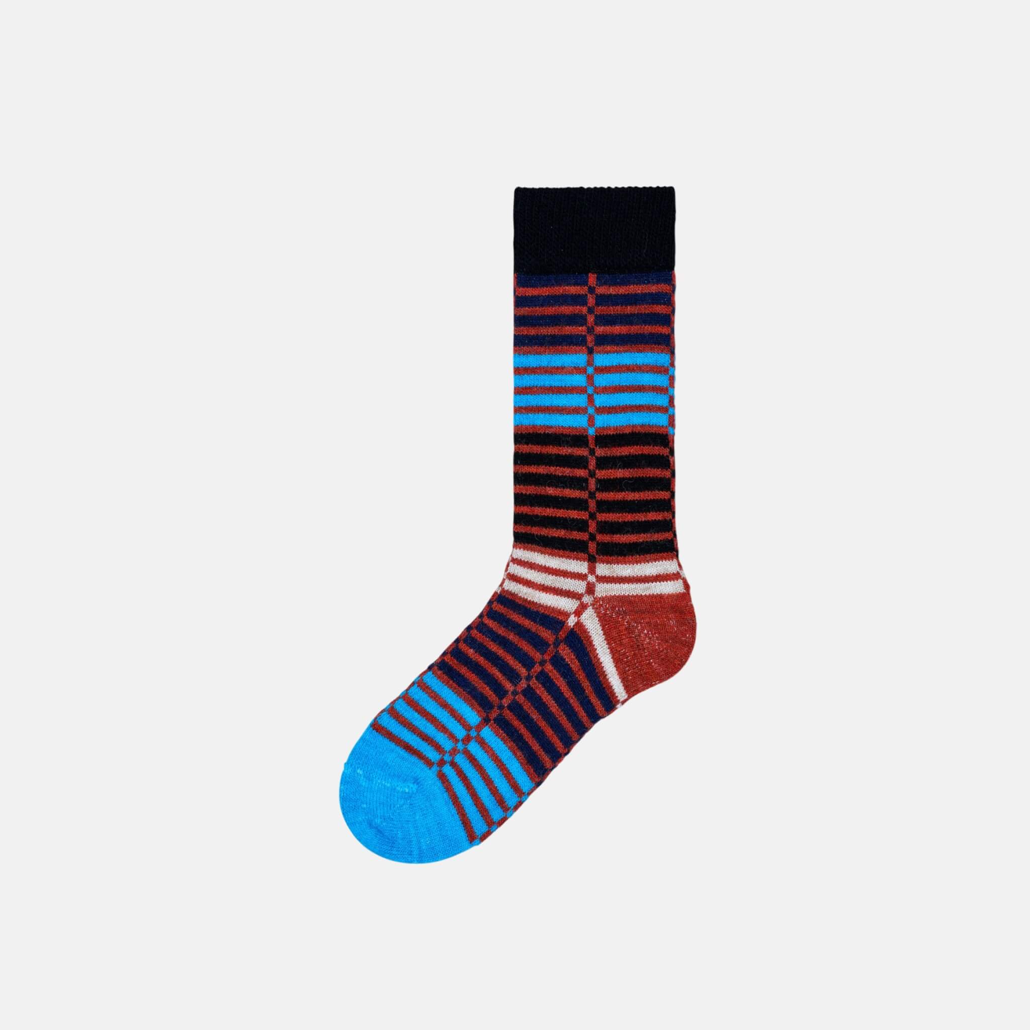 Women's colorful (blue) Hysteria socks by Happy Socks Ellinor