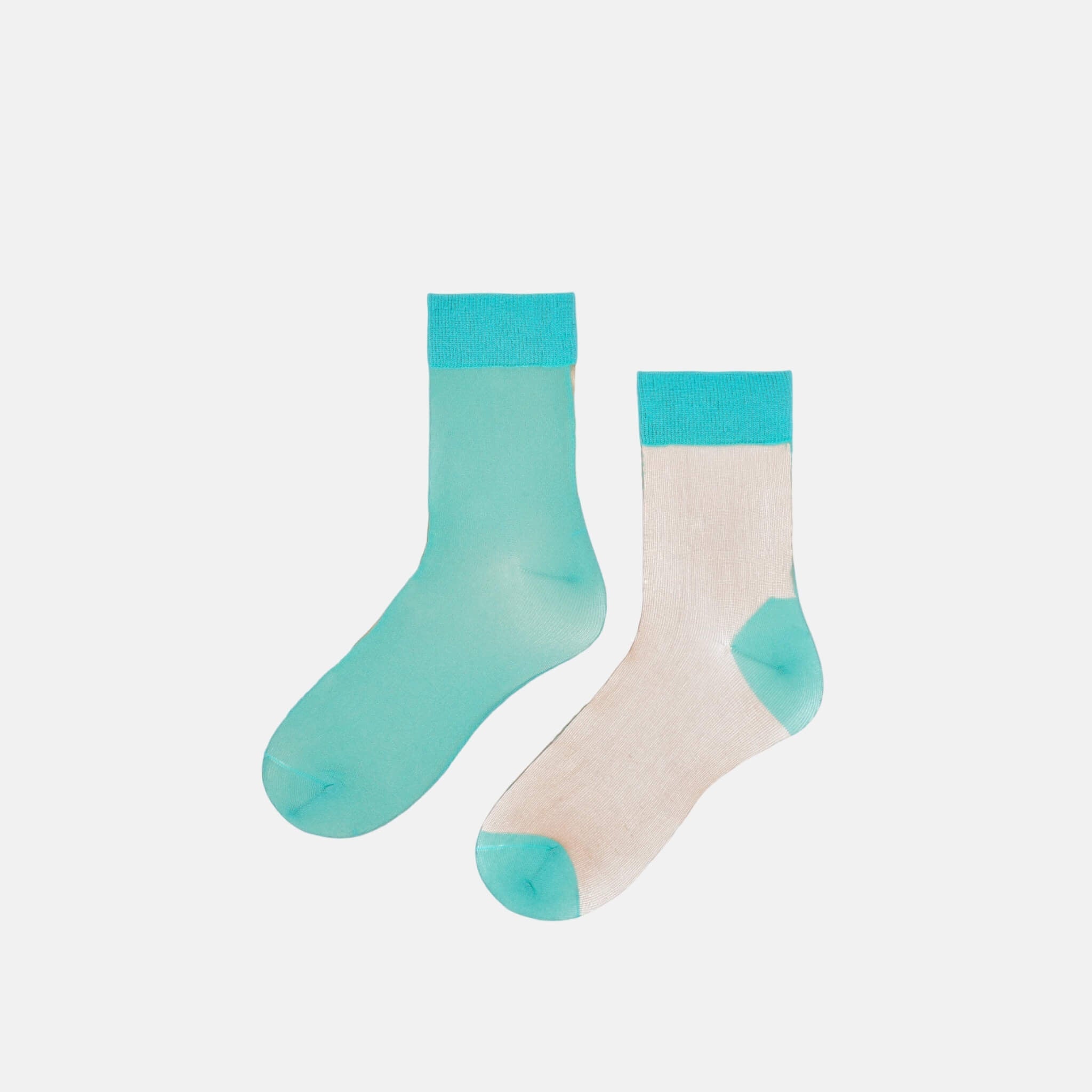 Damskie turkusowo-szare skarpety Hysteria by Happy Socks Filippa