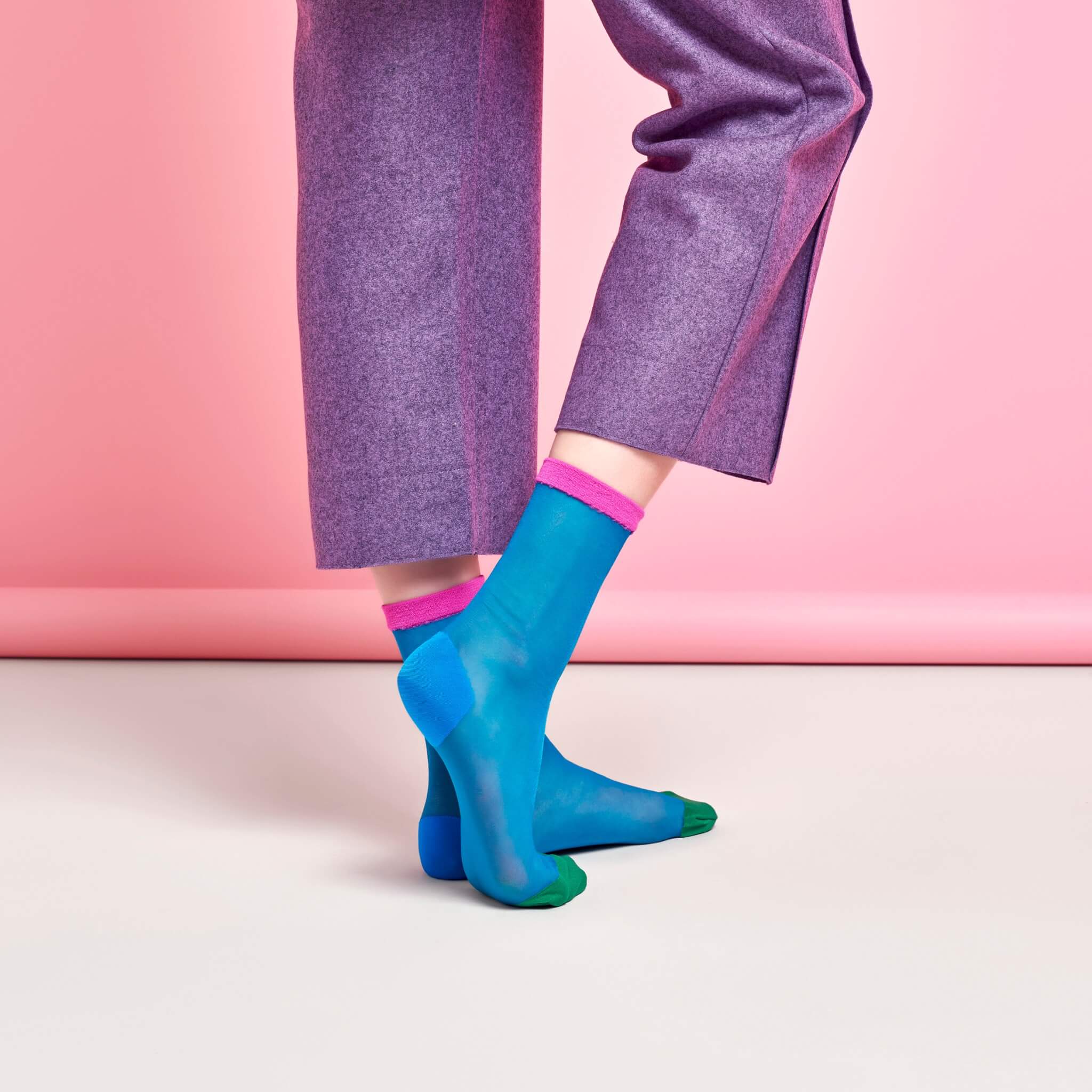 Women's Blue Hysteria Socks by Happy Socks Frankie