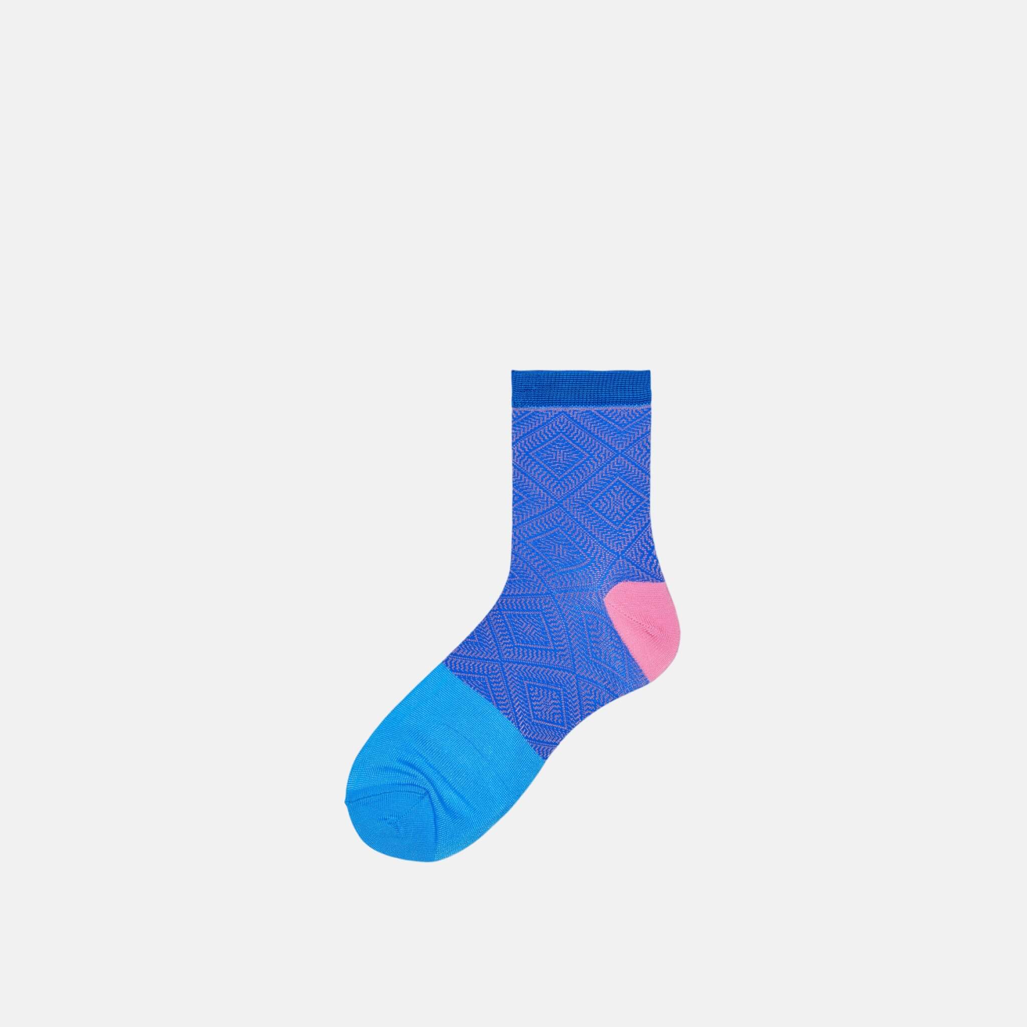 Damskie niebieskie skarpetki Hysteria by Happy Socks Jill