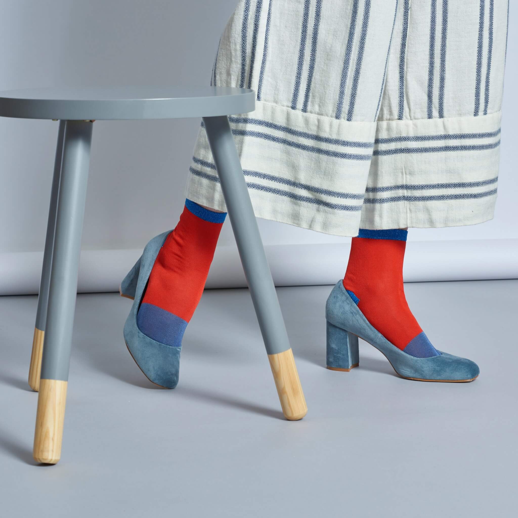 Women's Red Hysteria Socks by Happy Socks Liza