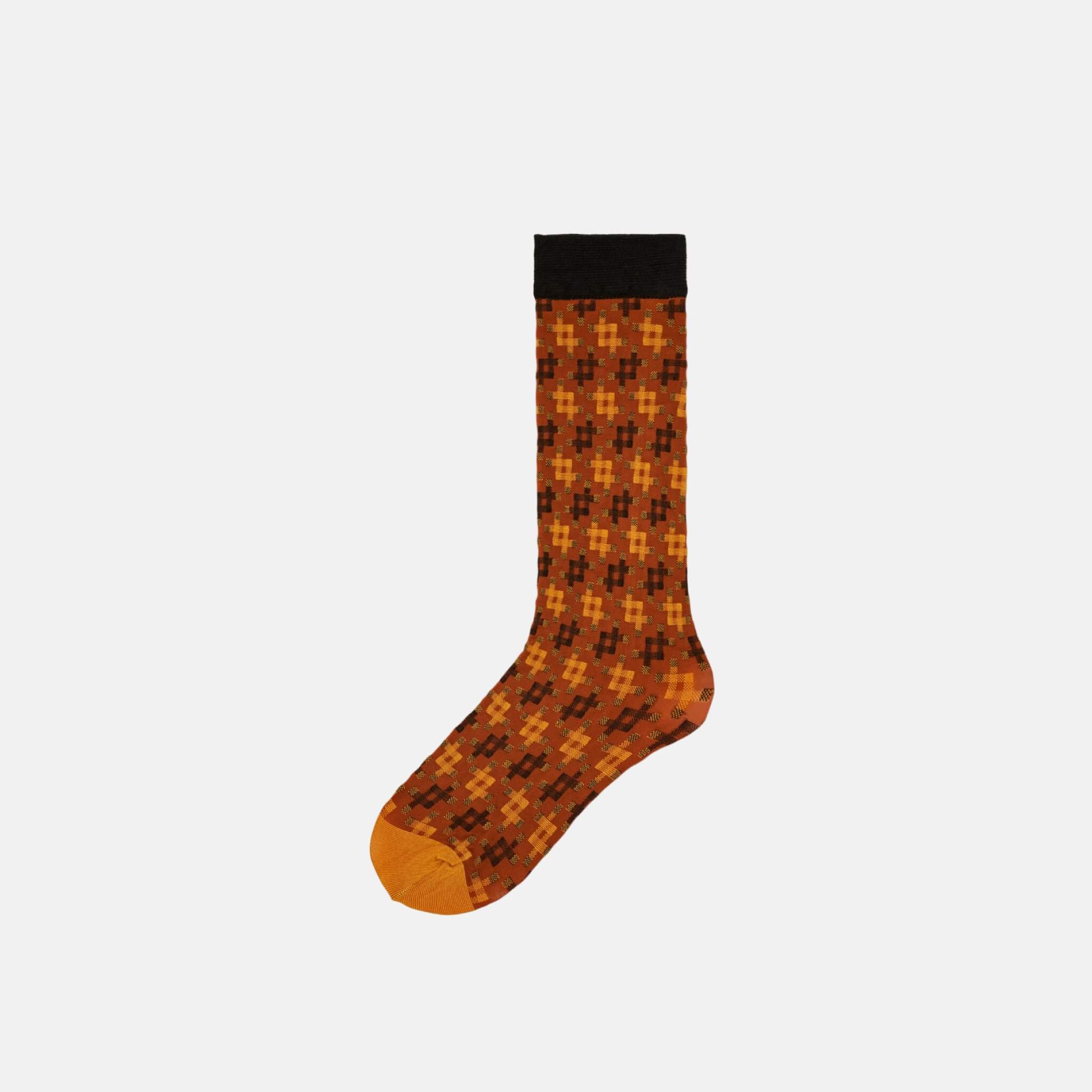 Women's brown Hysteria knee-high socks by Happy Socks Lovisa