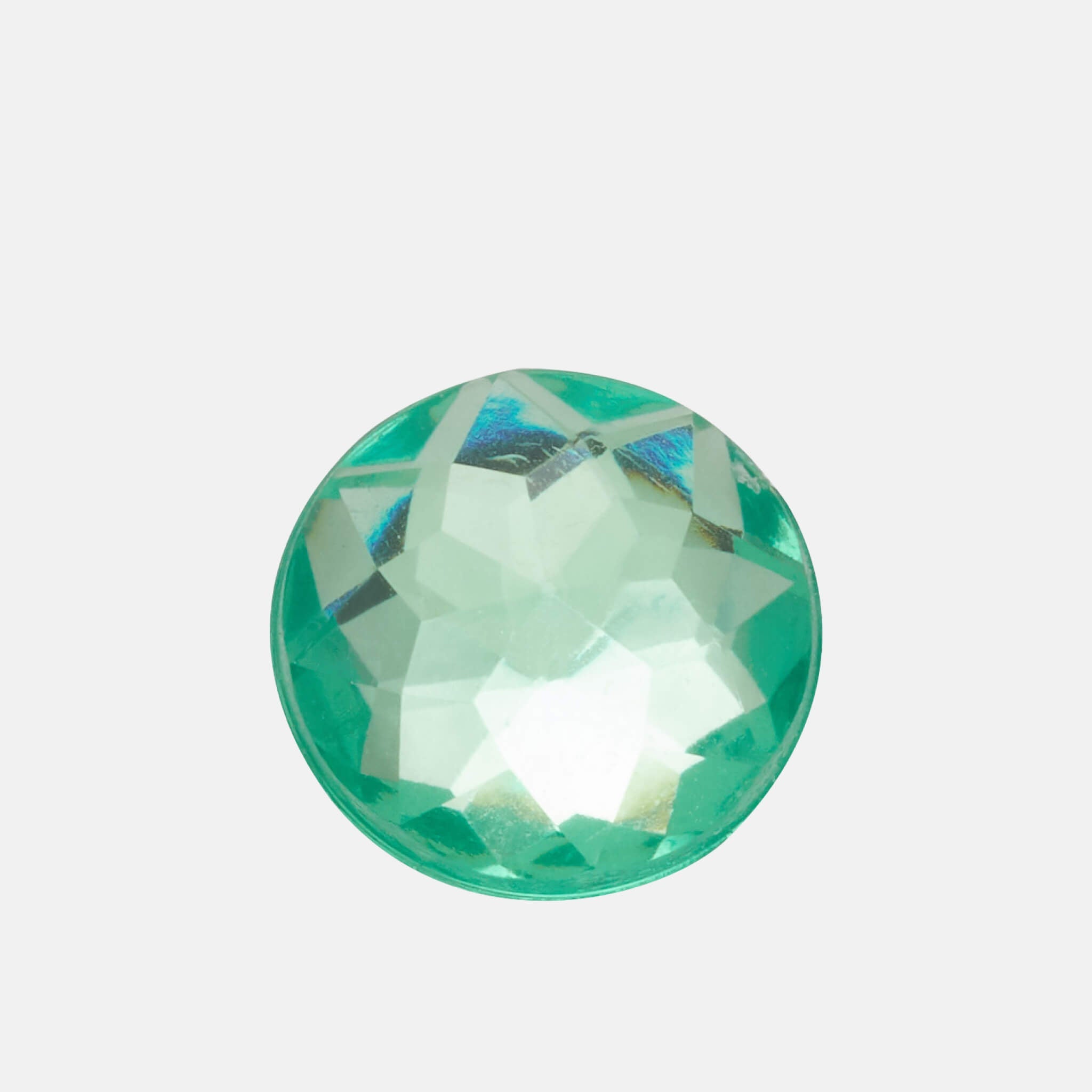 Jibbitz – Sparkly Green Circle Pin