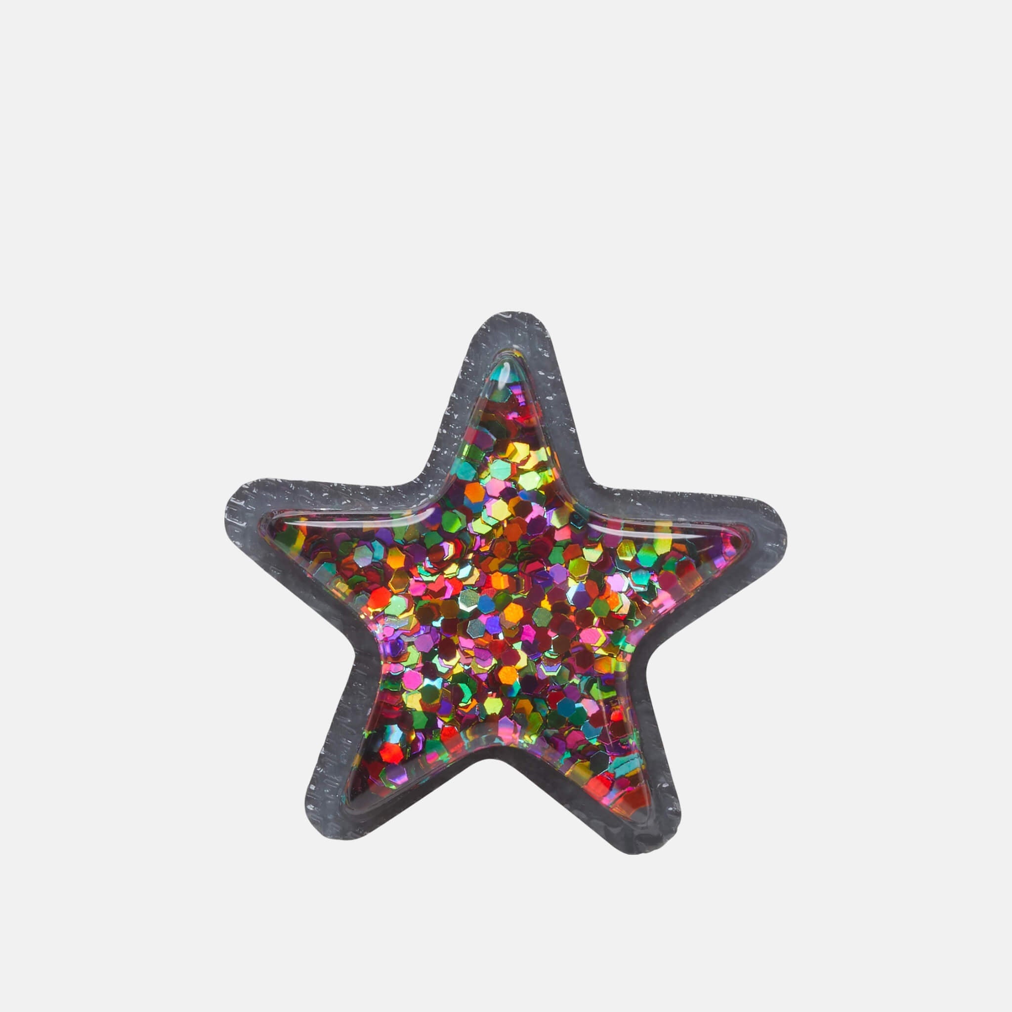 Jibbitz – Multi Glitter Star Pin