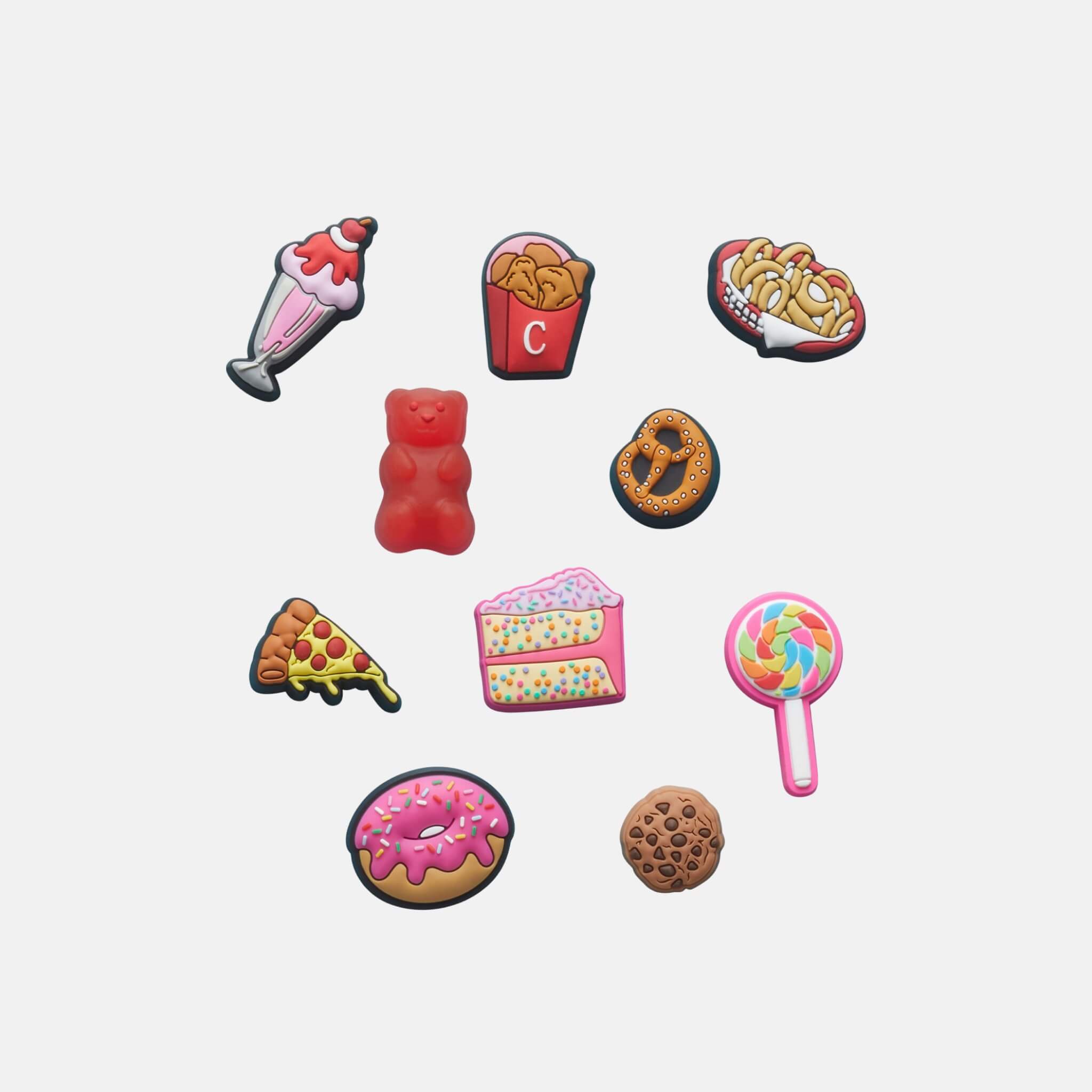 Jibbitz – Food Lover 10-Pack Pin