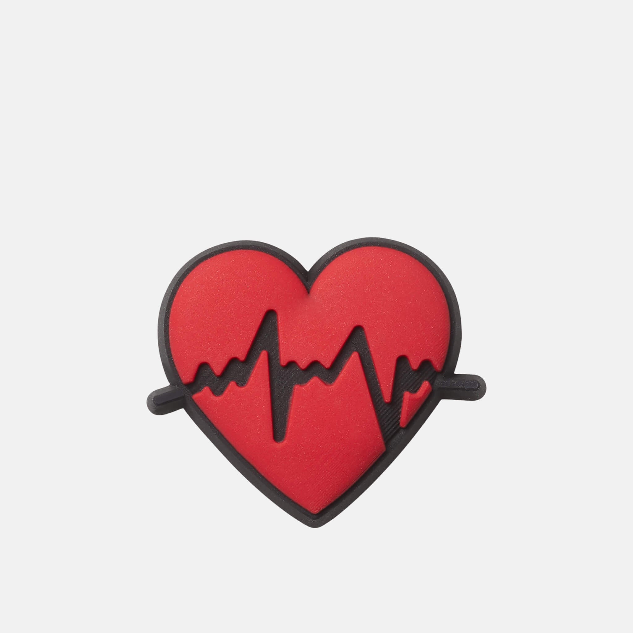 Jibbitz – Heart with Heartbeat pin