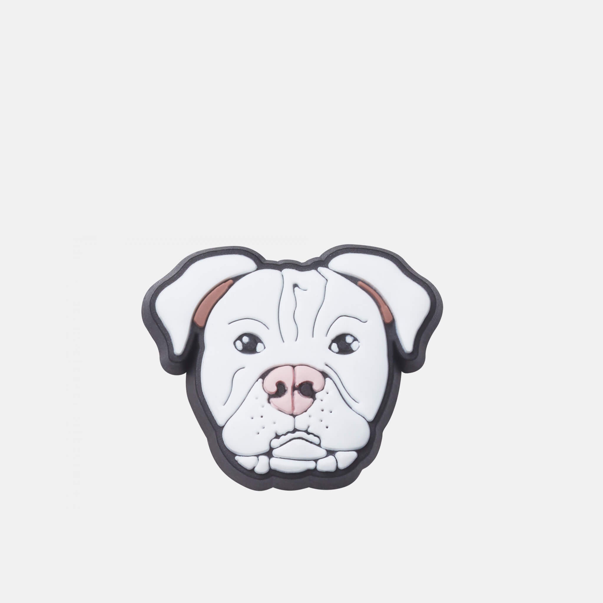 Przypinka Jibbitz – White Pitbull