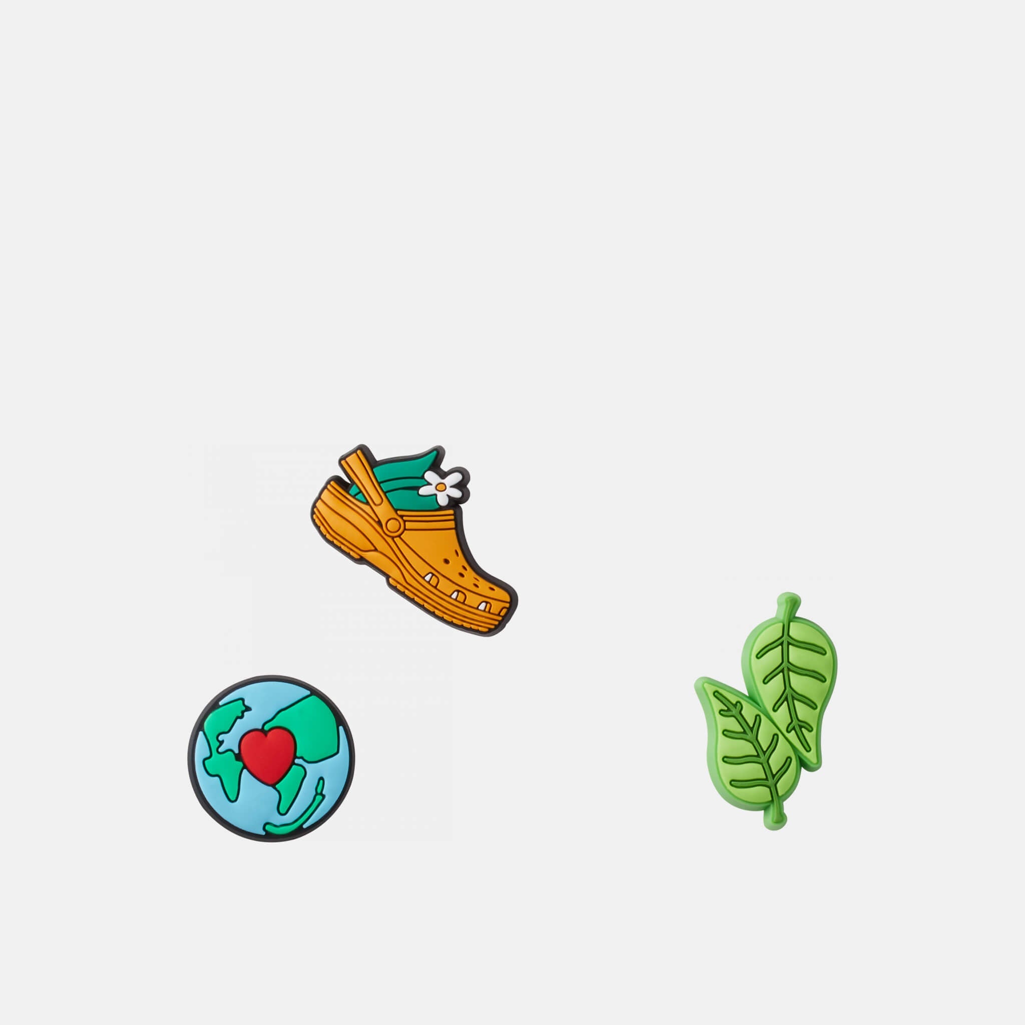 Odznáčky Jibbitz – Happiest Nature 3-Pack