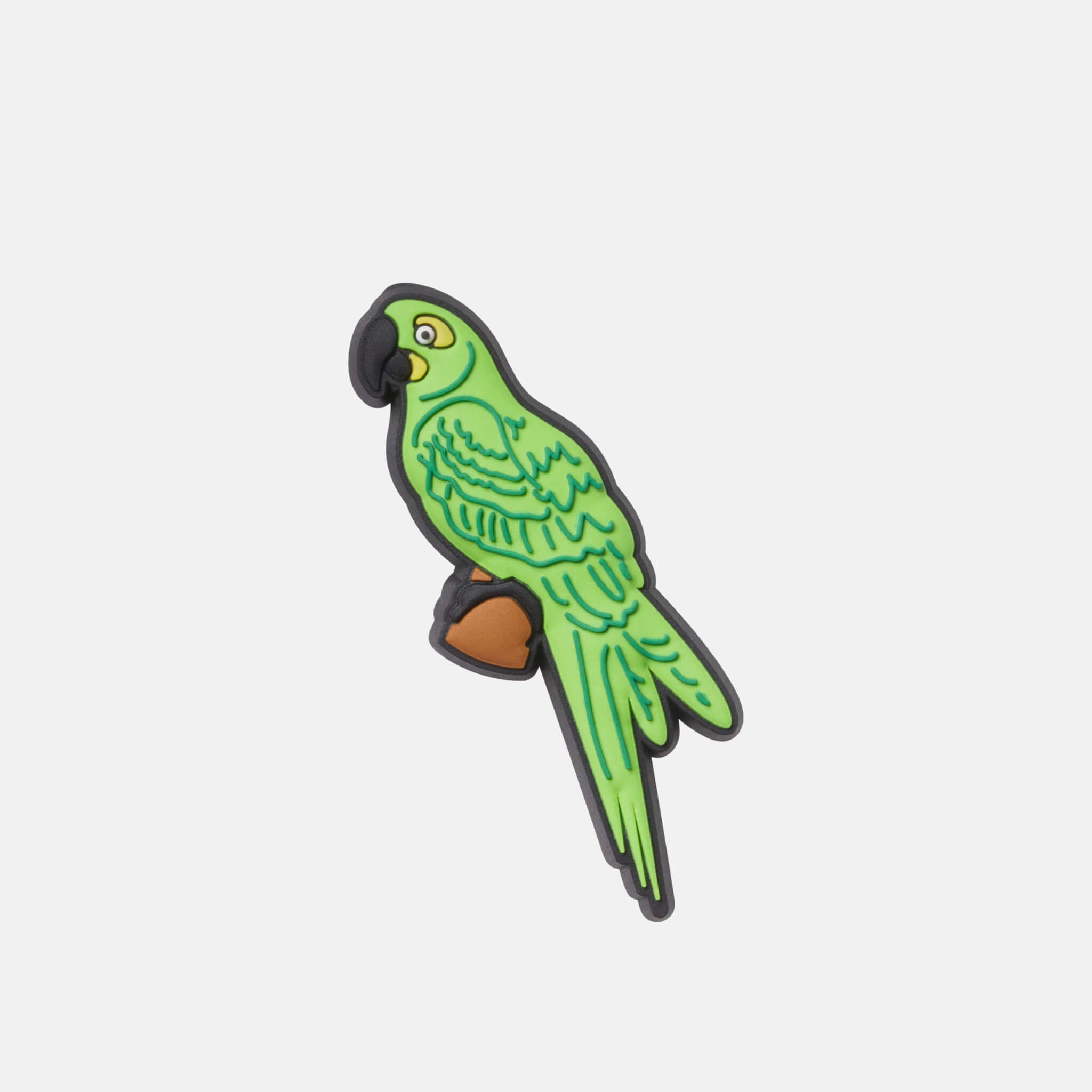 Jibbitz – Green Parrot pin