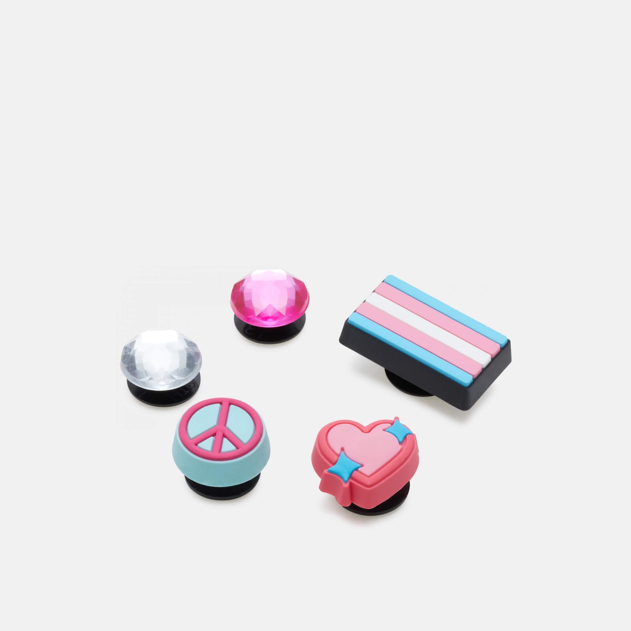 Odznáčky Jibbitz – Transgender 5-Pack